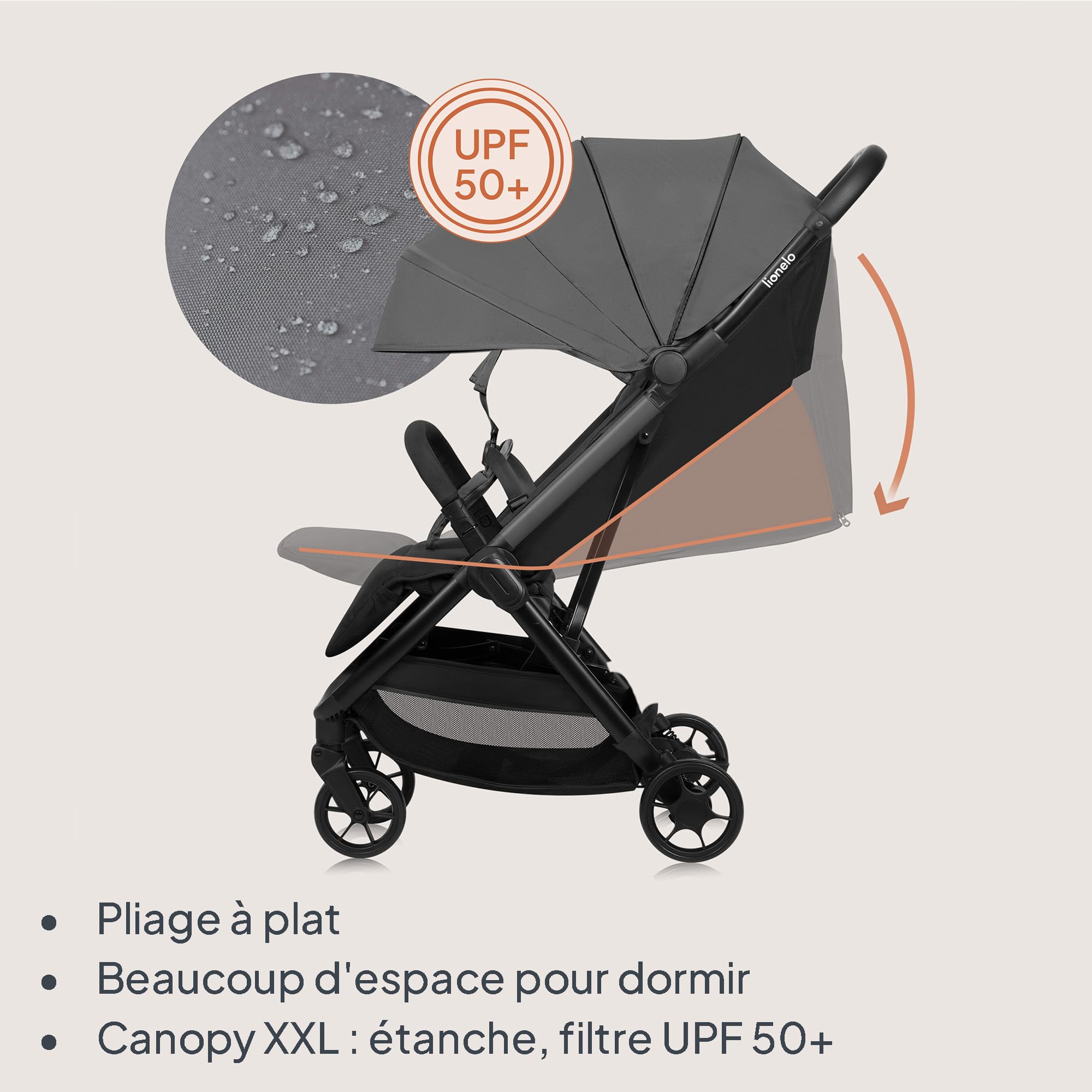 lionelo-julie-air-poussette-canne-grise-22-kg-7-5-kg image 6