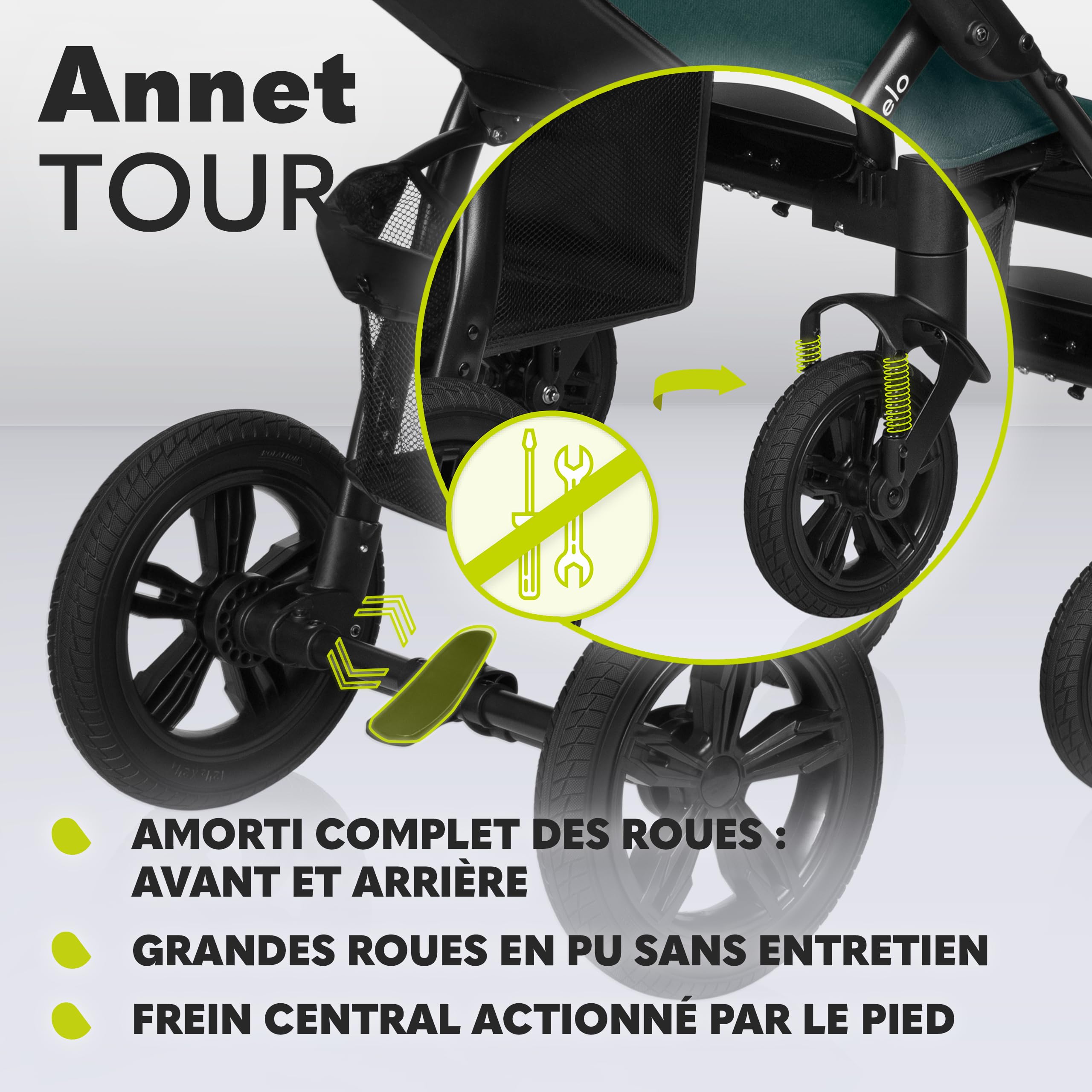 lionelo-annet-tour-poussette-canne-vert-22-kg image 4