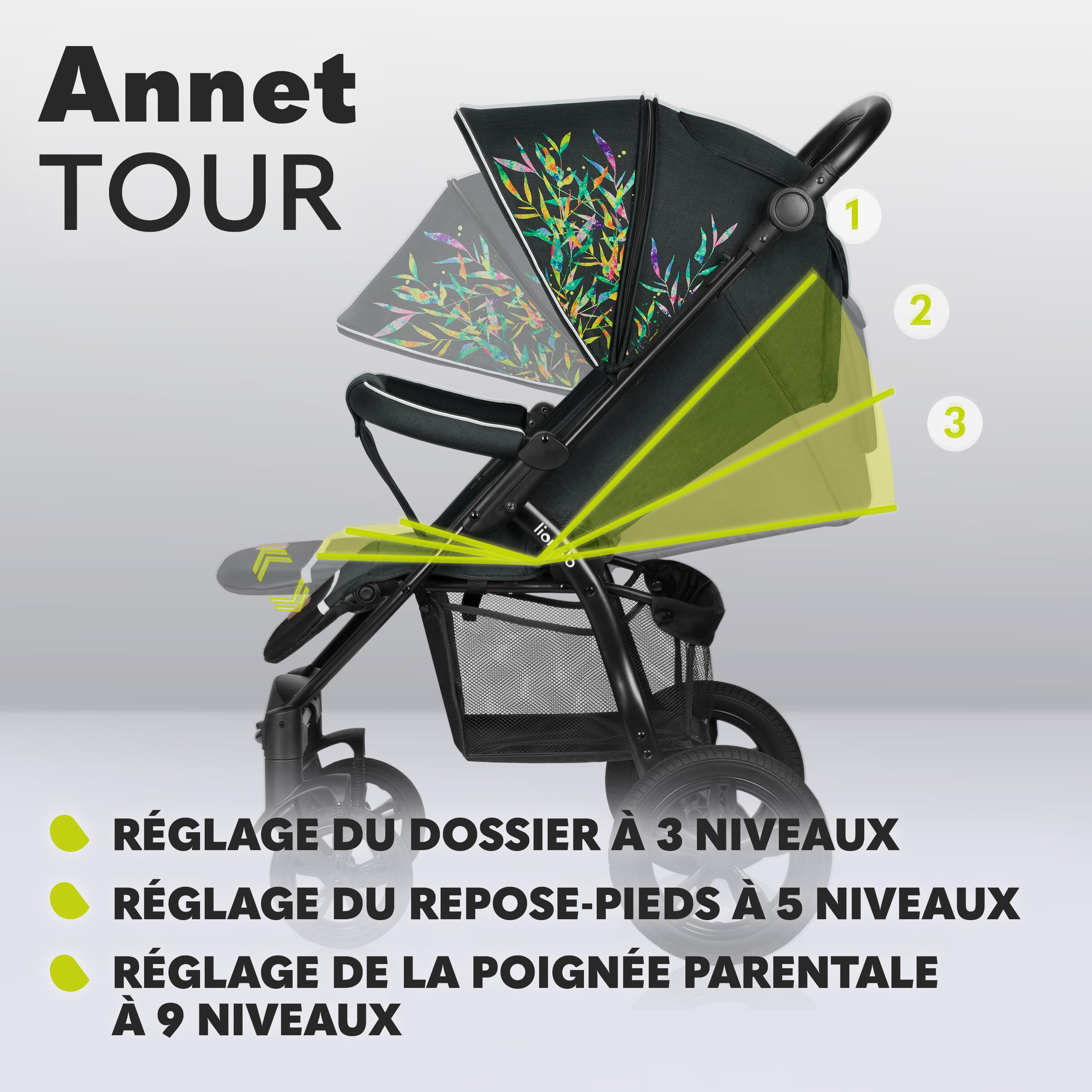 lionelo-annet-tour-poussette-canne-22-kg-dossier-allong-xxl image 3