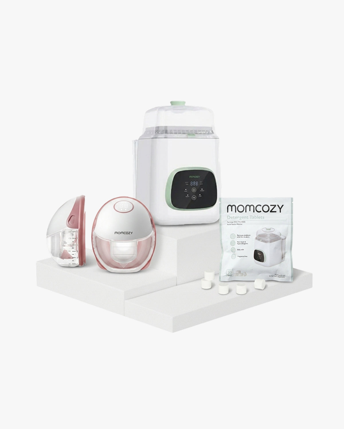momcozy-m-series-m6-tire-lait-mains-libres-kleanpal-pro-gris image 1