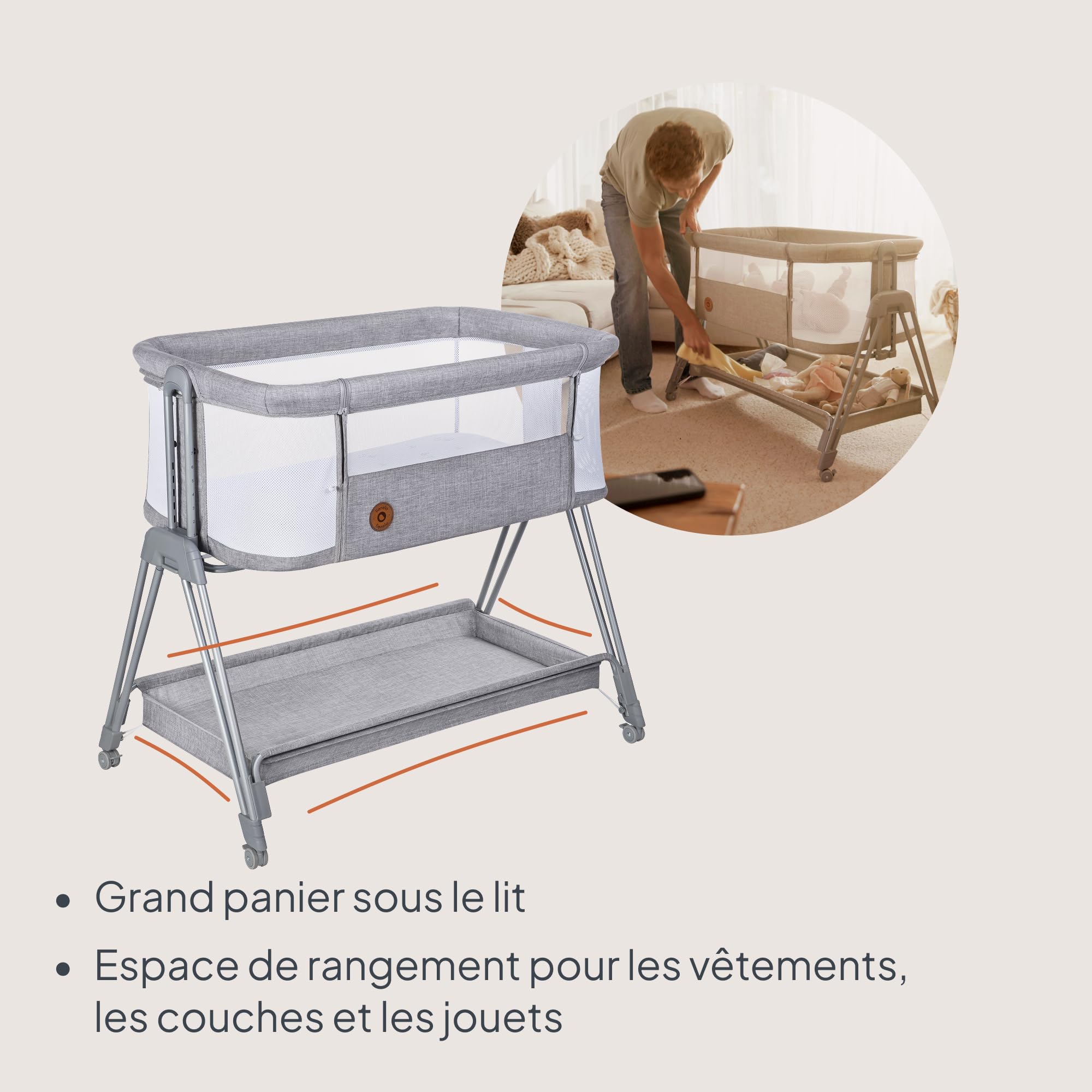 lionelo-luna-lit-cododo-b-b-r-glable-avec-matelas image 3
