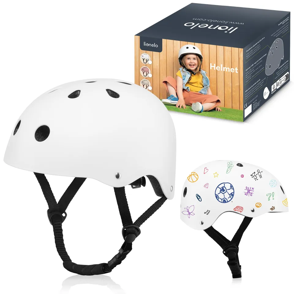 lionelo-helmet-casque-v-lo-enfant-blanc-s-50-56-cm-eps image 1