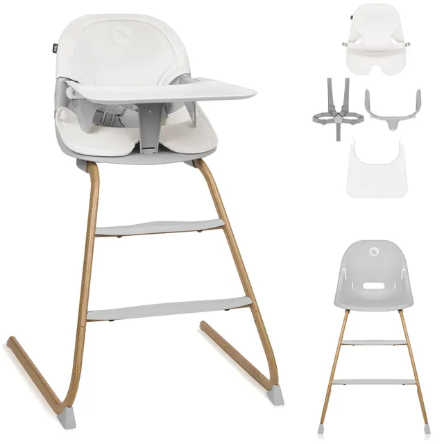 lionelo-dalia-chaise-haute-b-b-2-en-1-natural image 1