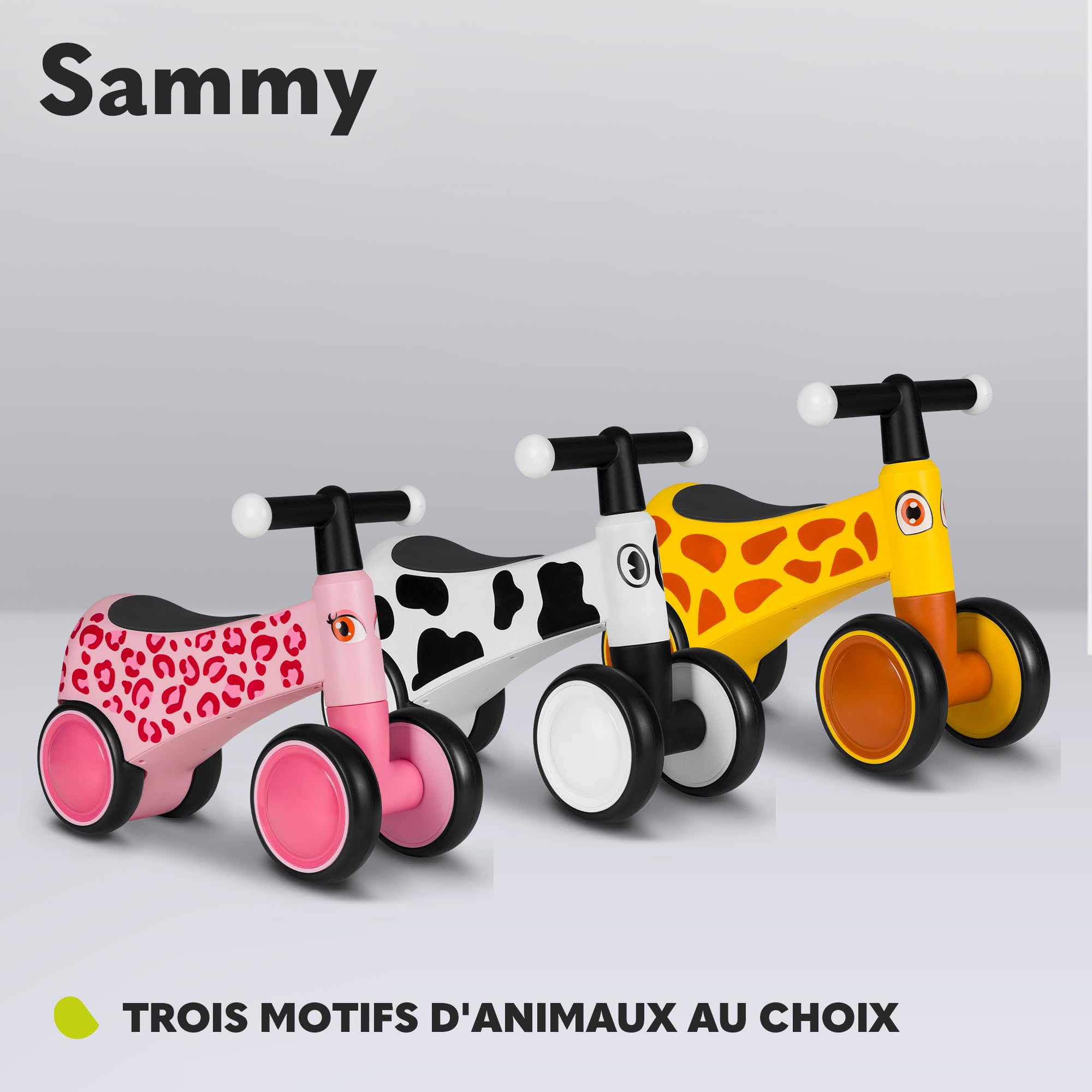 lionelo-sammy-draisienne-b-b-4-roues-rose-led image 7