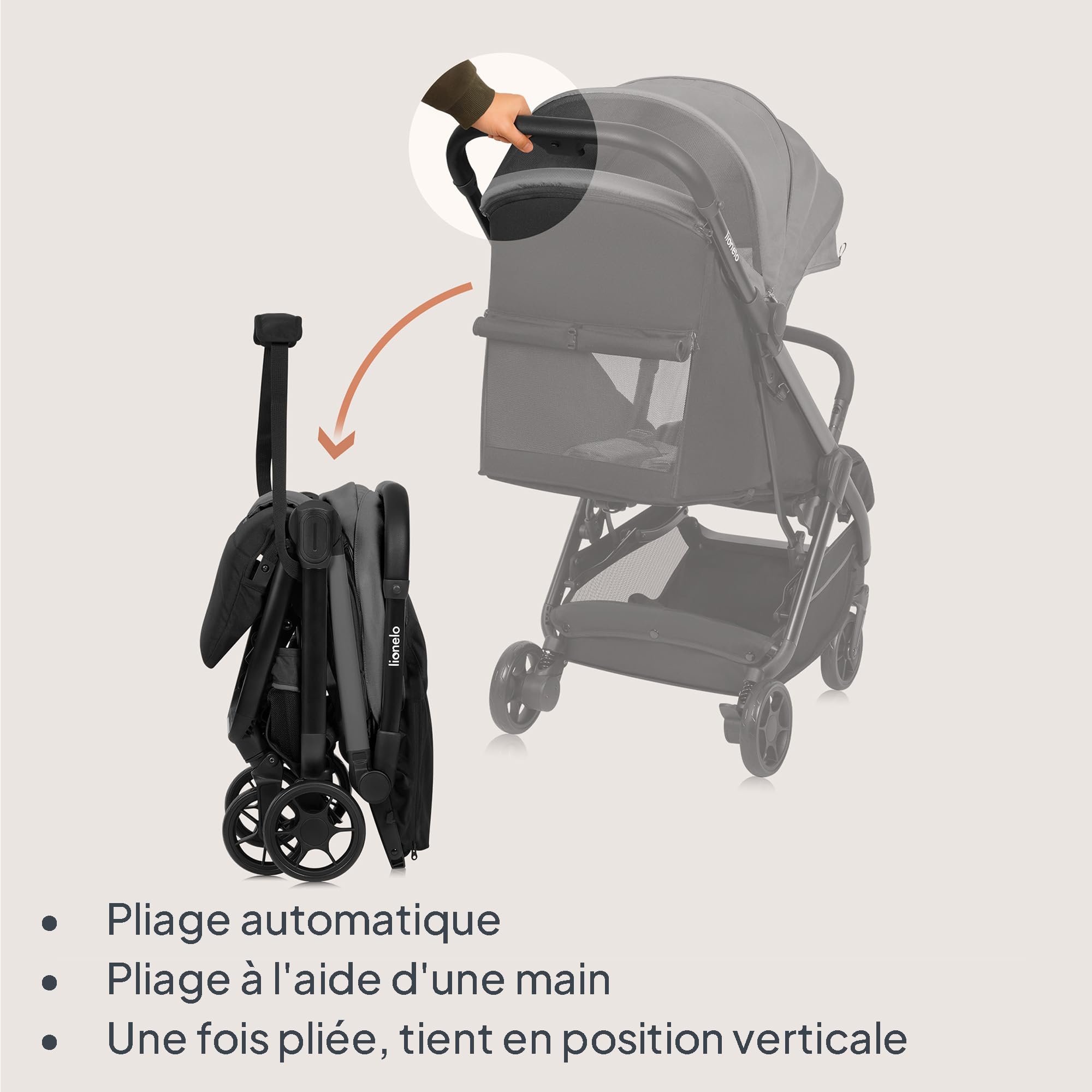 lionelo-julie-air-poussette-canne-grise-22-kg-7-5-kg image 3