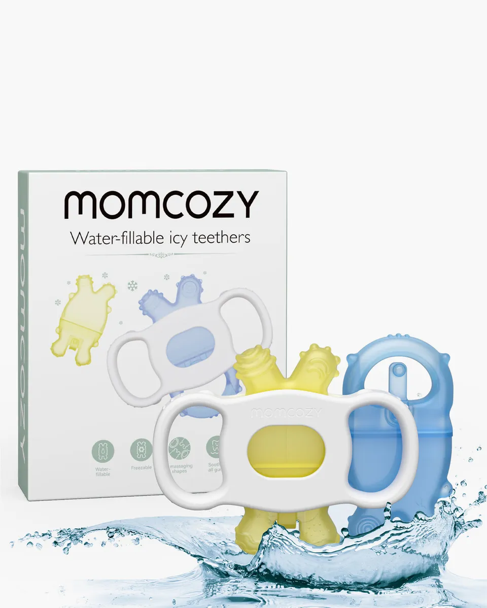 momcozy-m-series-anneau-dentition-eau-b-b-bleu-jaune-lot-2 image 1