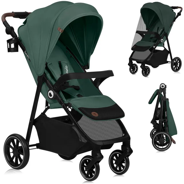 lionelo-emma-one-poussette-canne-verte-22-kg-upf50 image 1