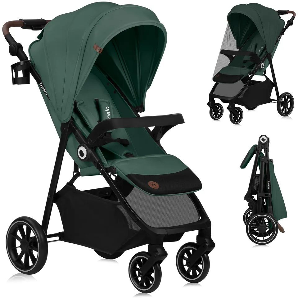 lionelo-emma-one-poussette-canne-verte-22-kg-upf50 image 1