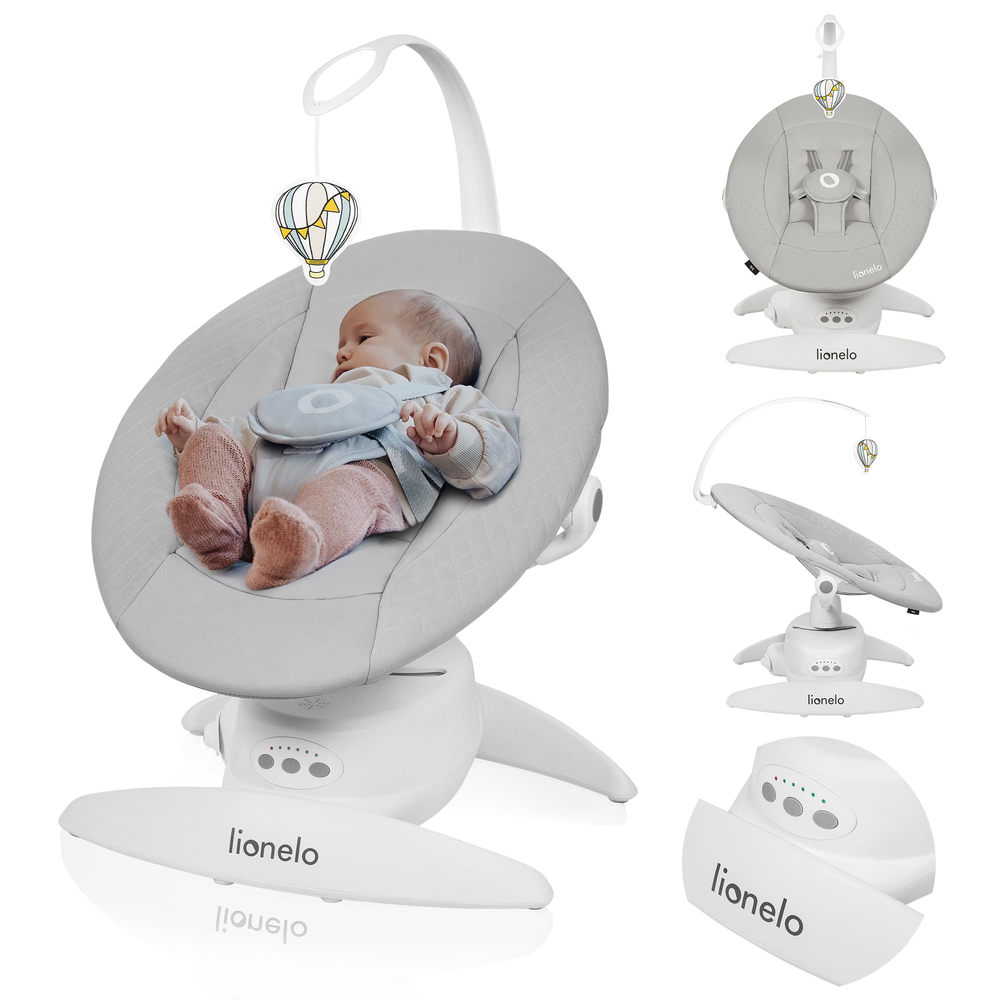 lionelo-iris-transat-balancelle-lectrique-360-9-kg-5-vitesses image 1