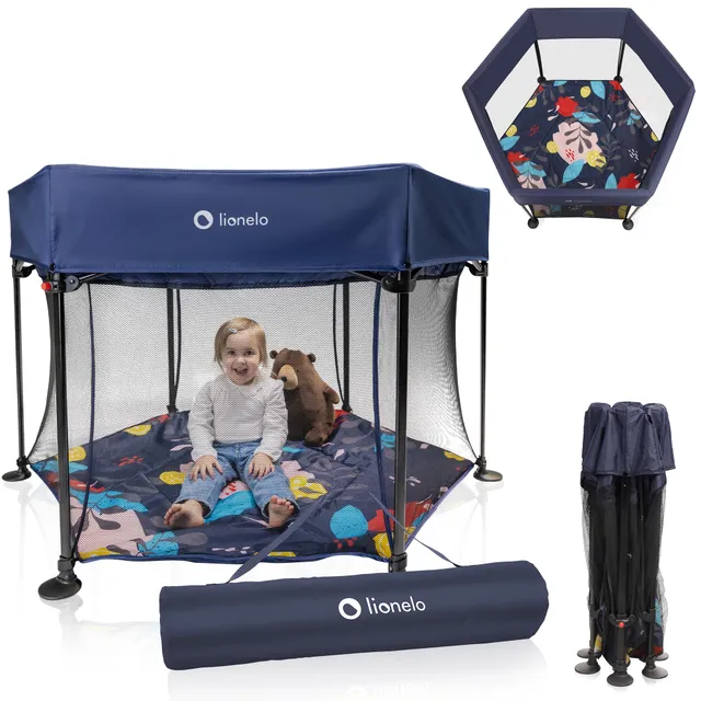 lionelo-roel-parc-b-b-pliant-blue-navy-118-cm image 1