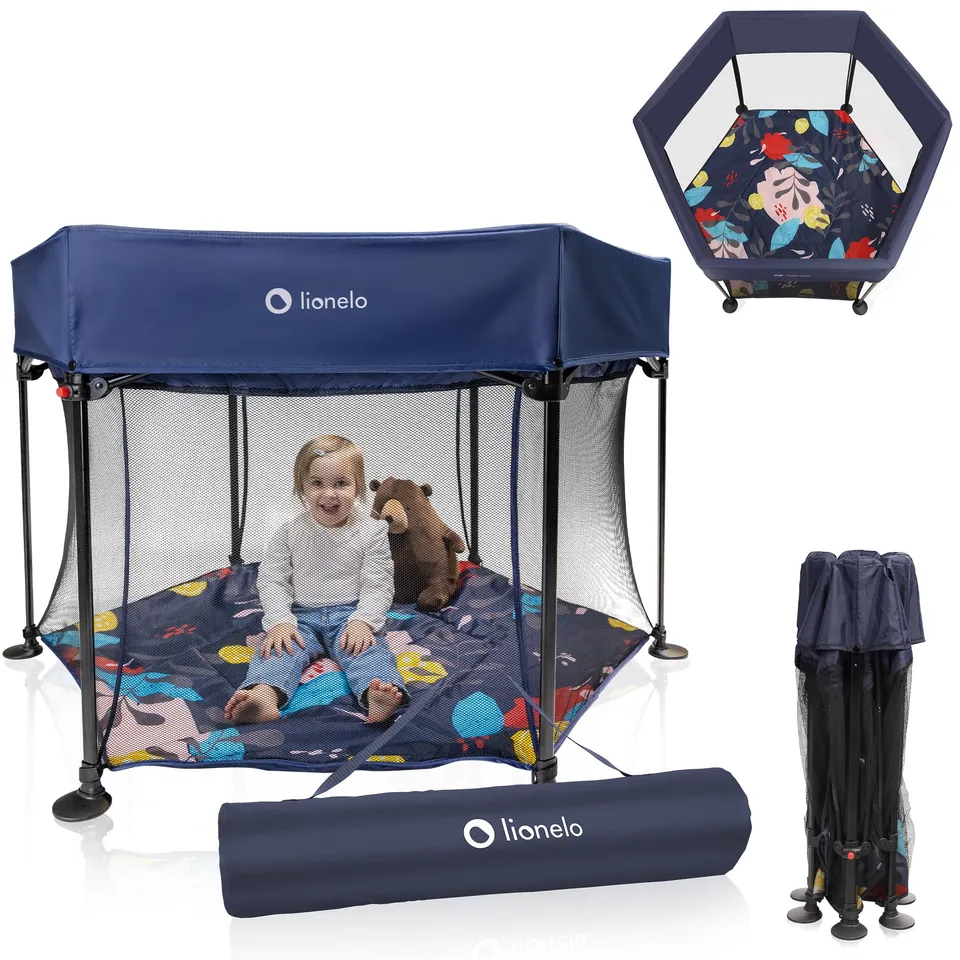 lionelo-roel-parc-b-b-pliant-blue-navy-118-cm image 1