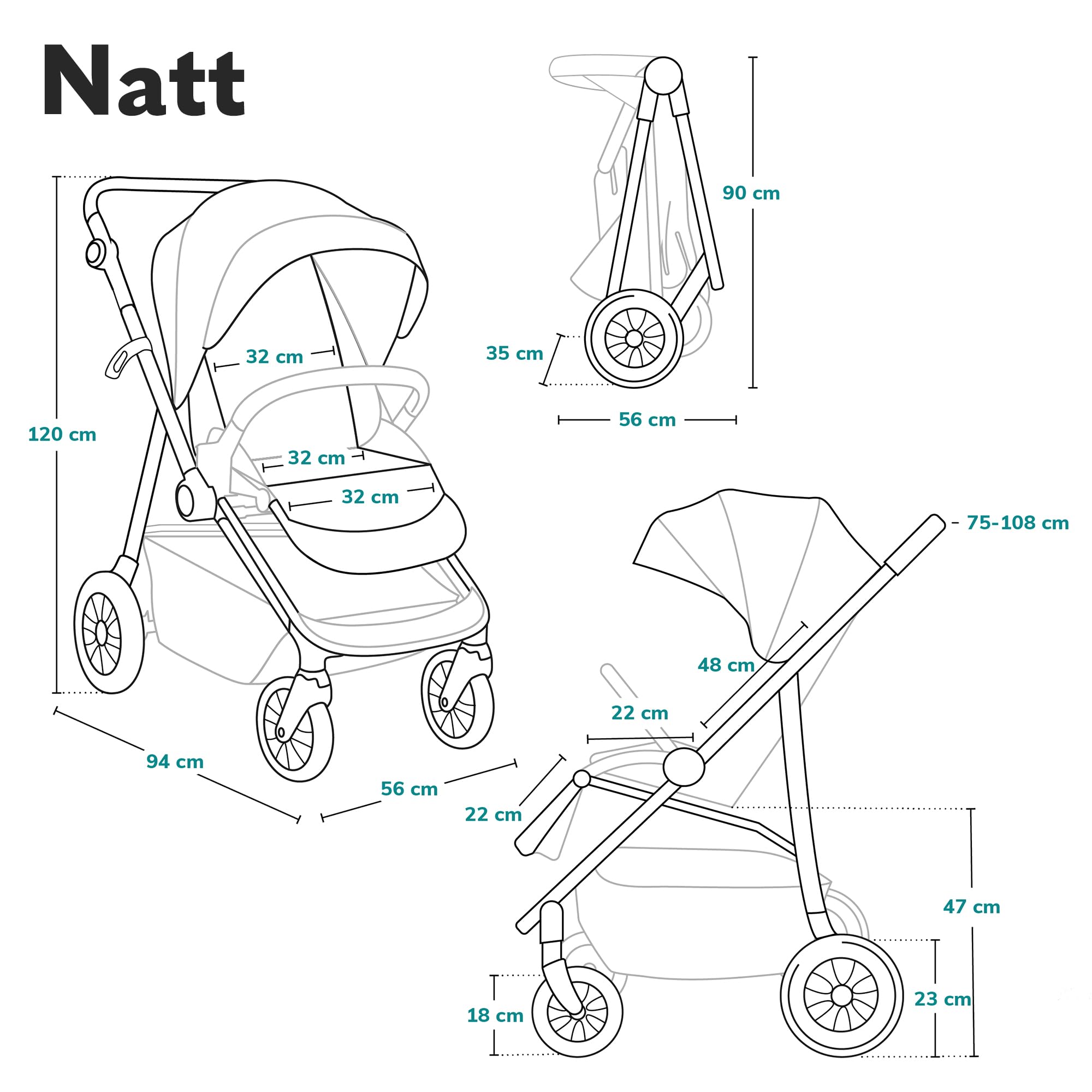 lionelo-natt-poussette-canne-beige-22-kg-tout-terrain image 8