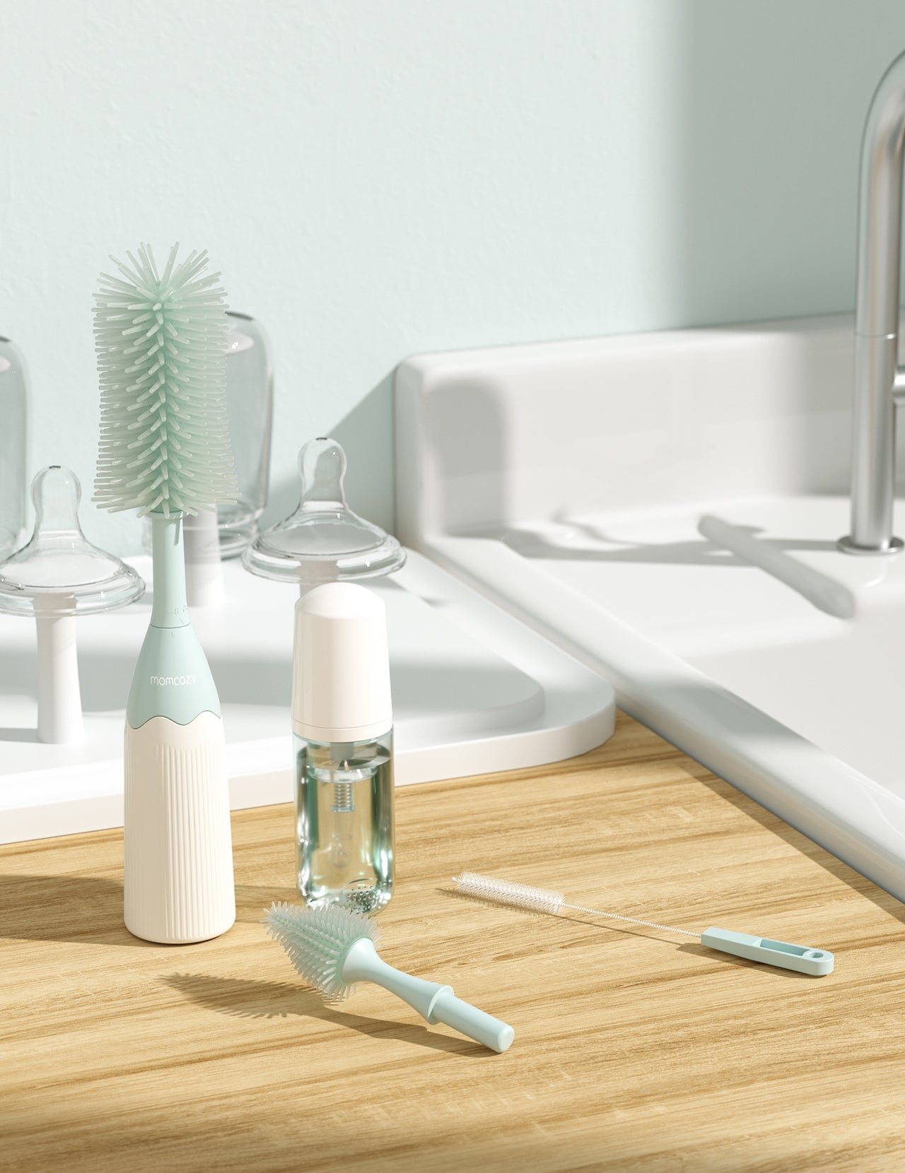 momcozy-m-series-kit-brosse-biberon-push-press-vert-rose image 7