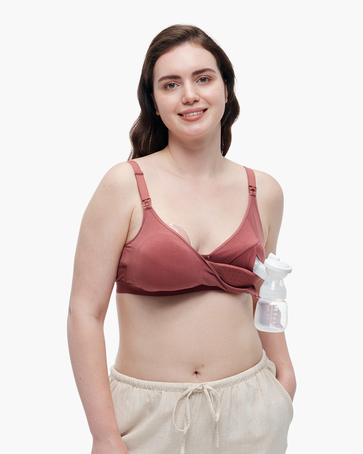 momcozy-m-series-soutien-gorge-tirage-tencel-rose-m image 2