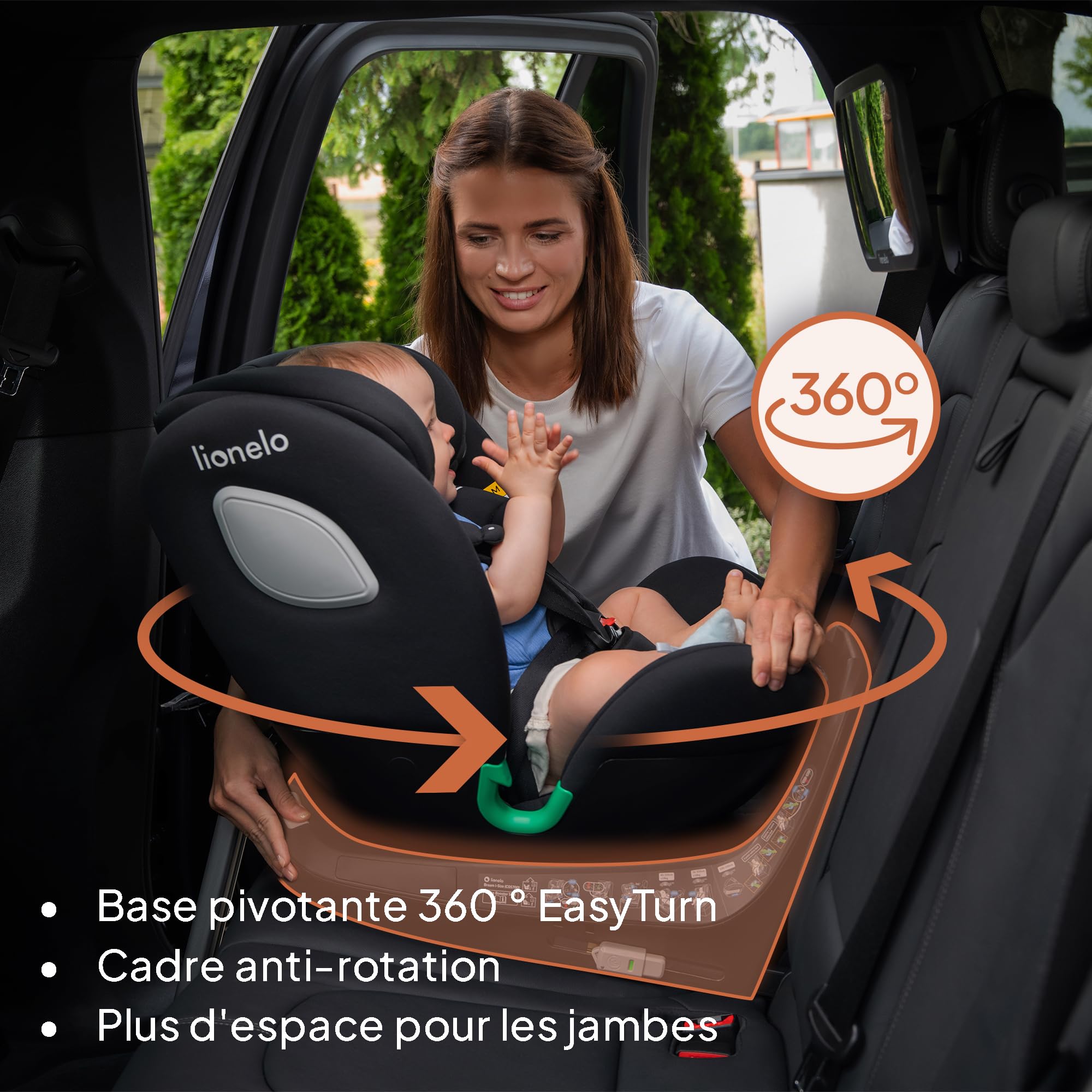 lionelo-braam-i-size-si-ge-auto-pivotant-360-0-36-kg-isofix image 2