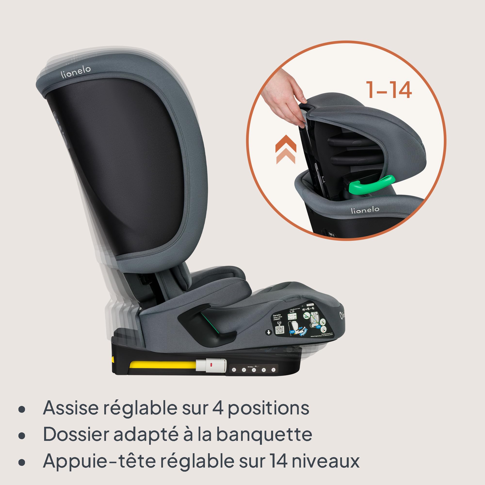 lionelo-orin-i-size-si-ge-auto-gris-100-150-cm-isofix image 4