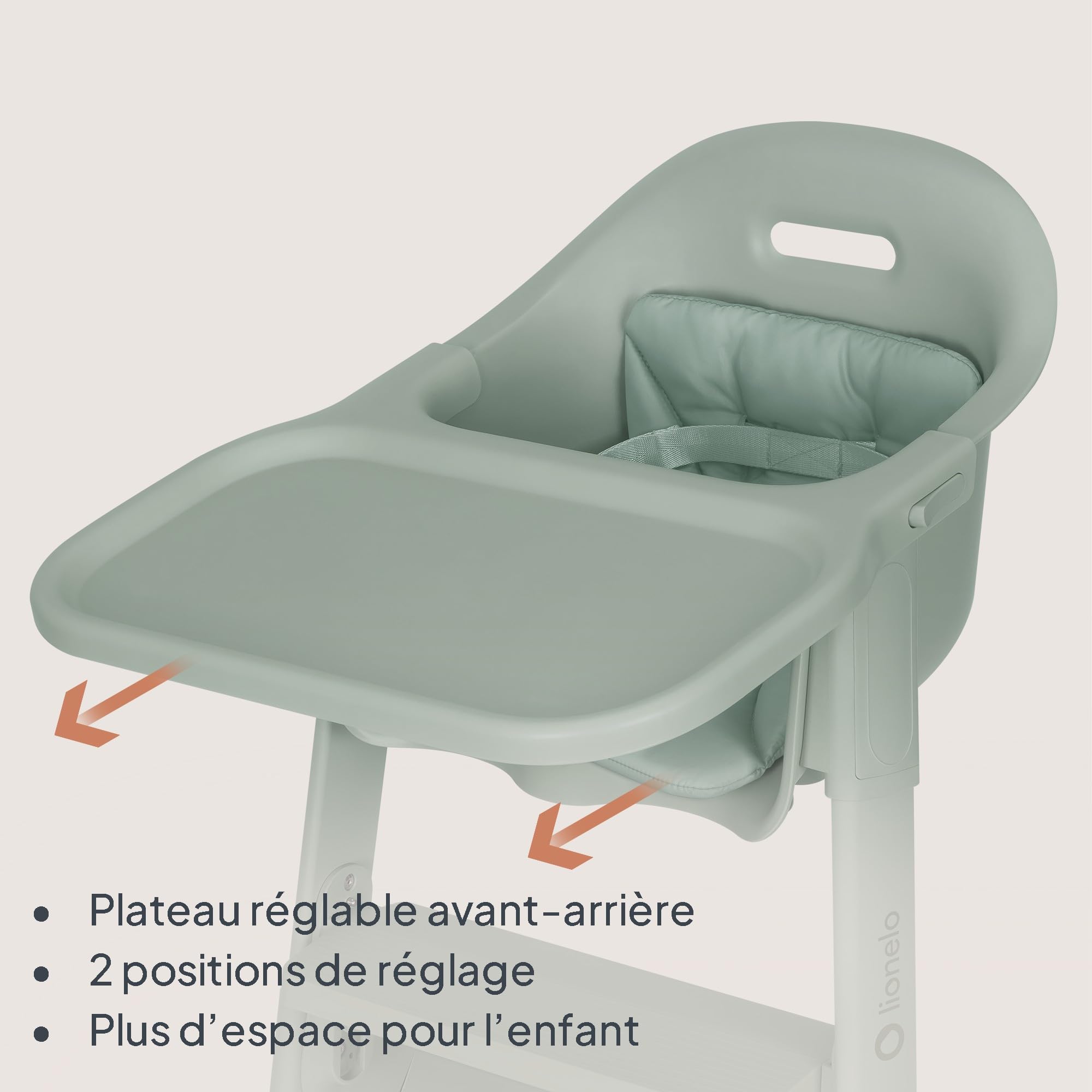 lionelo-beny-chaise-haute-green-6-36-mois-15-kg image 5