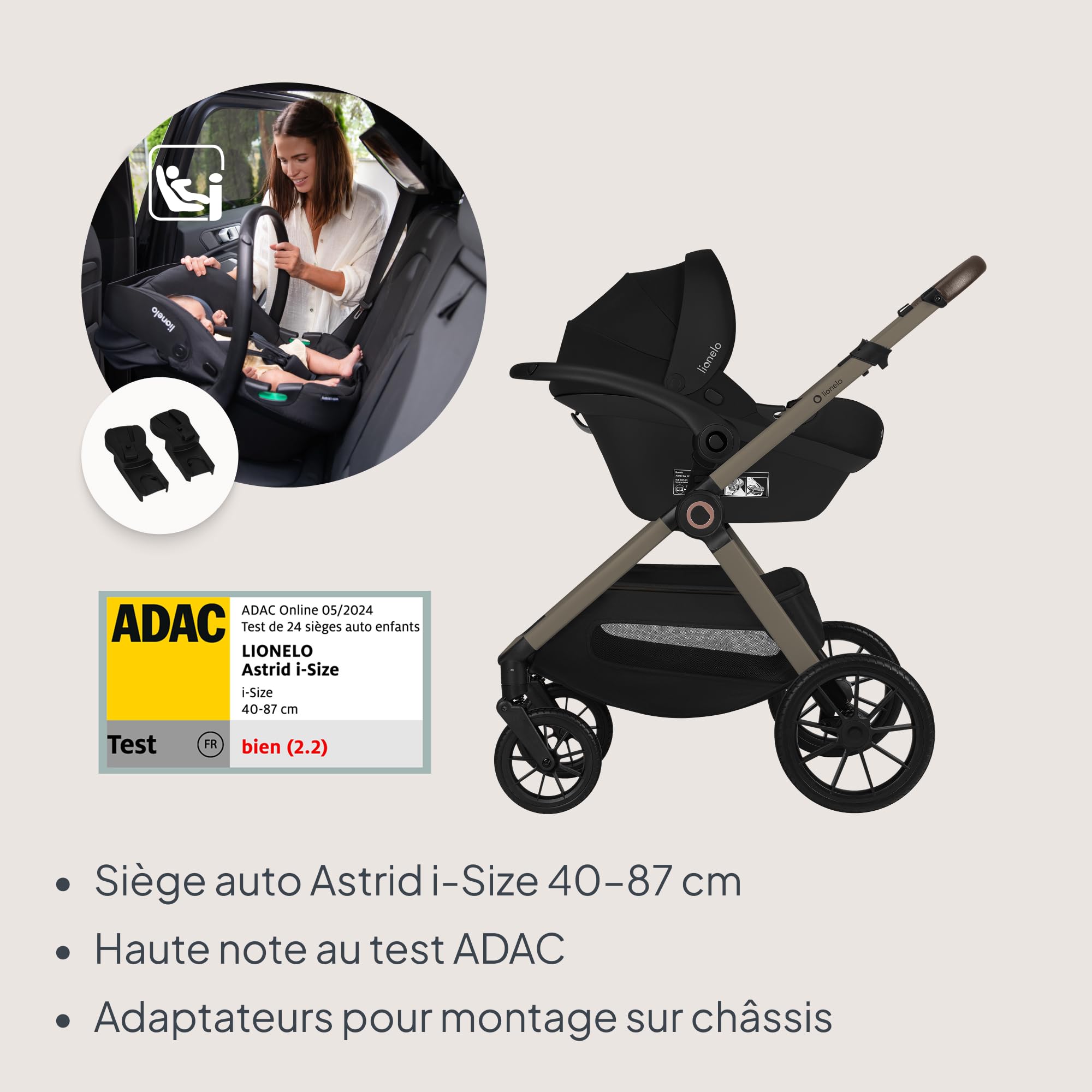 lionelo-layla-poussette-3-en-1-nacelle-si-ge-auto-22-kg image 3