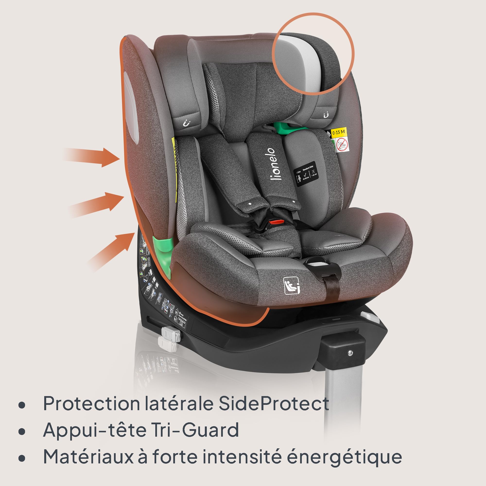 lionelo-braam-i-size-si-ge-auto-pivotant-360-0-36-kg-isofix image 7