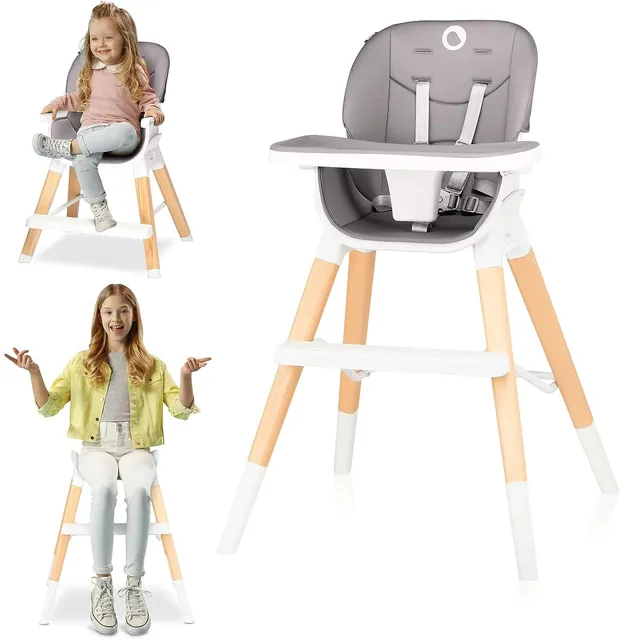 lionelo-mona-chaise-haute-volutive-4-en-1-15-kg image 1