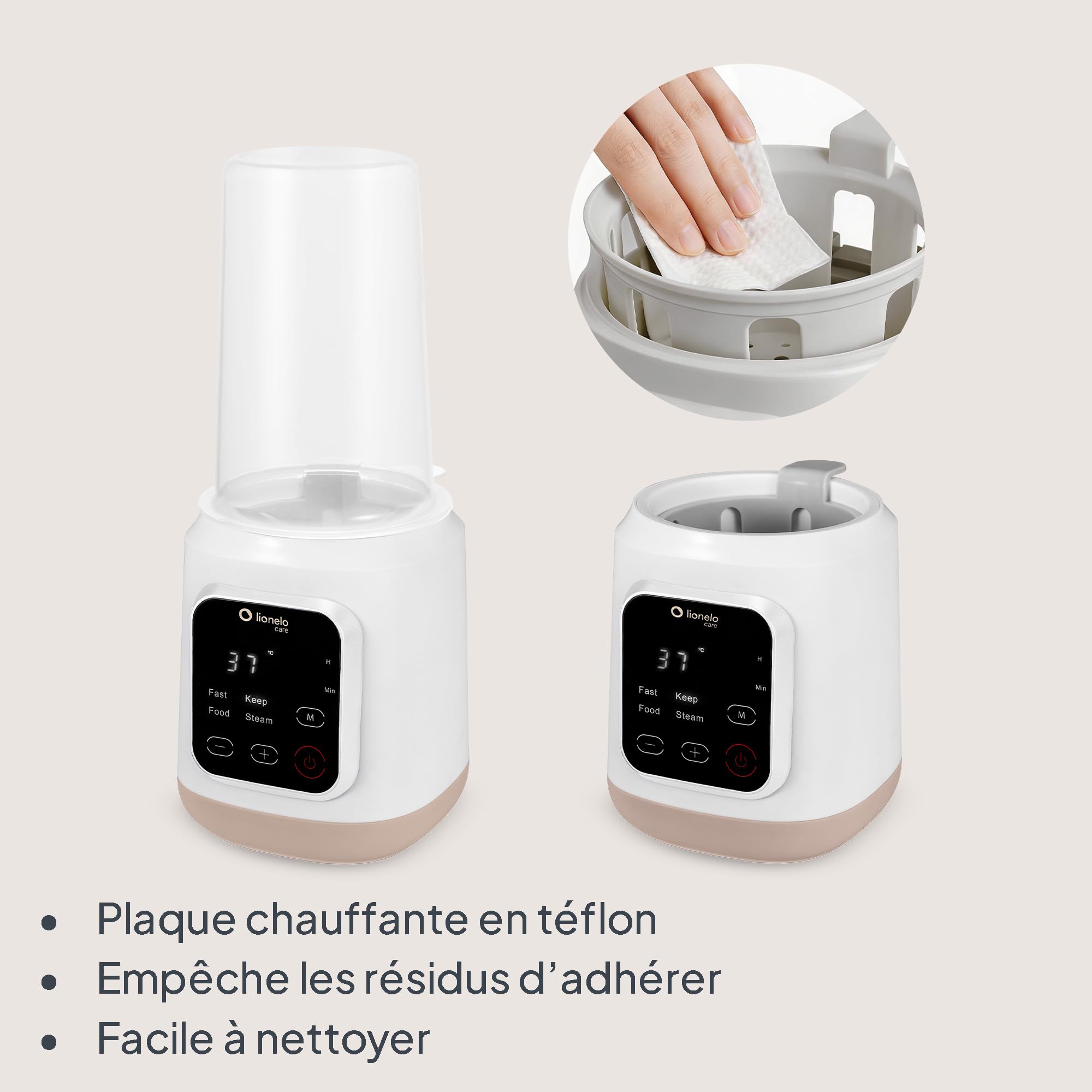 lionelo-thermup-3-0-chauffe-biberon-lectrique-6-en-1-400-w image 8
