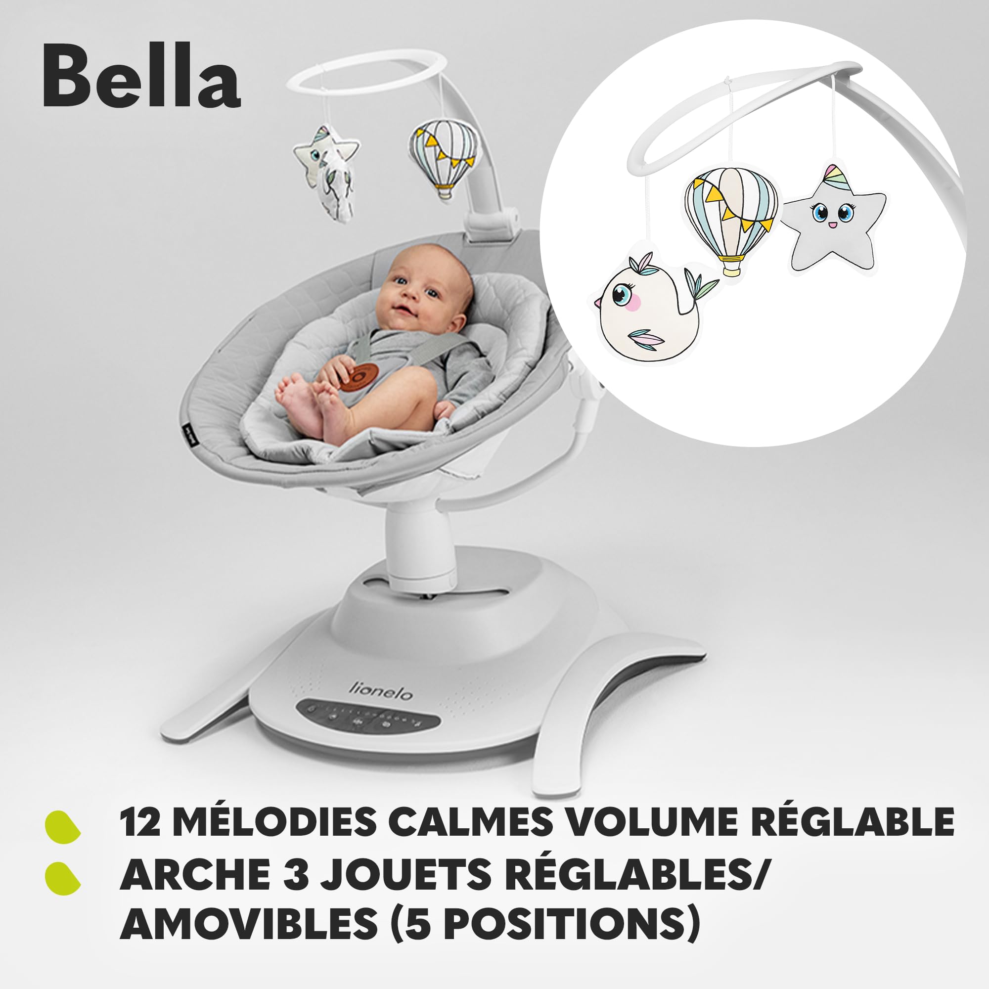 lionelo-bella-balancelle-lectrique-360-9-kg image 6