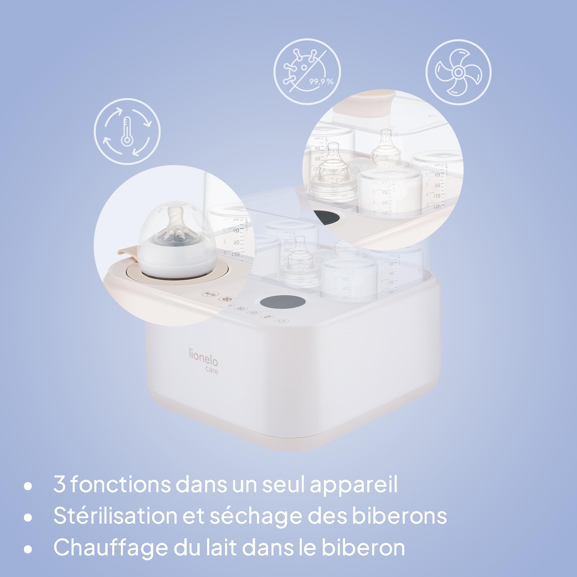 lionelo-steamup-st-rilisateur-biberon-3-en-1-s-chage image 2