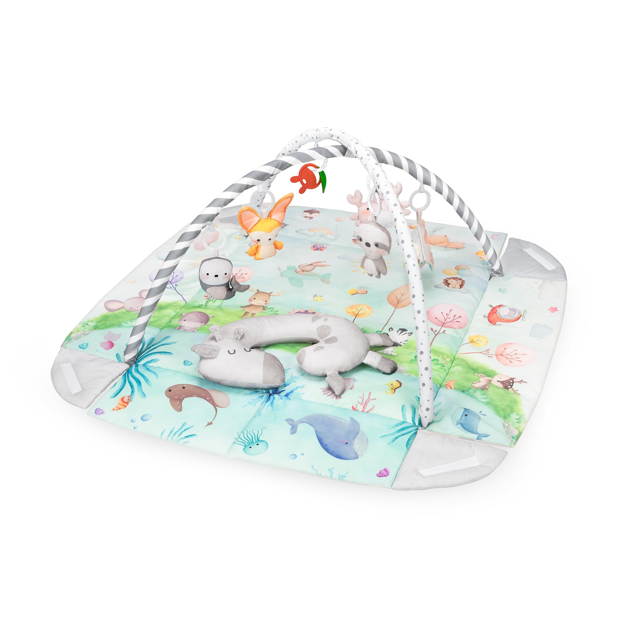 lionelo-anika-natural-tapis-d-veil-bambou-8-jouets-natural image 4