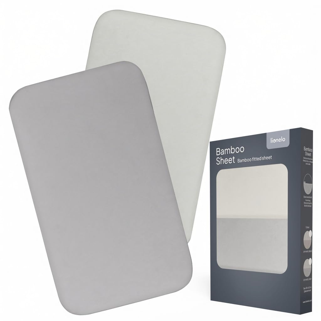 lionelo-drap-housse-cododo-bambou-80x42-cm-lot-2-beige image 8