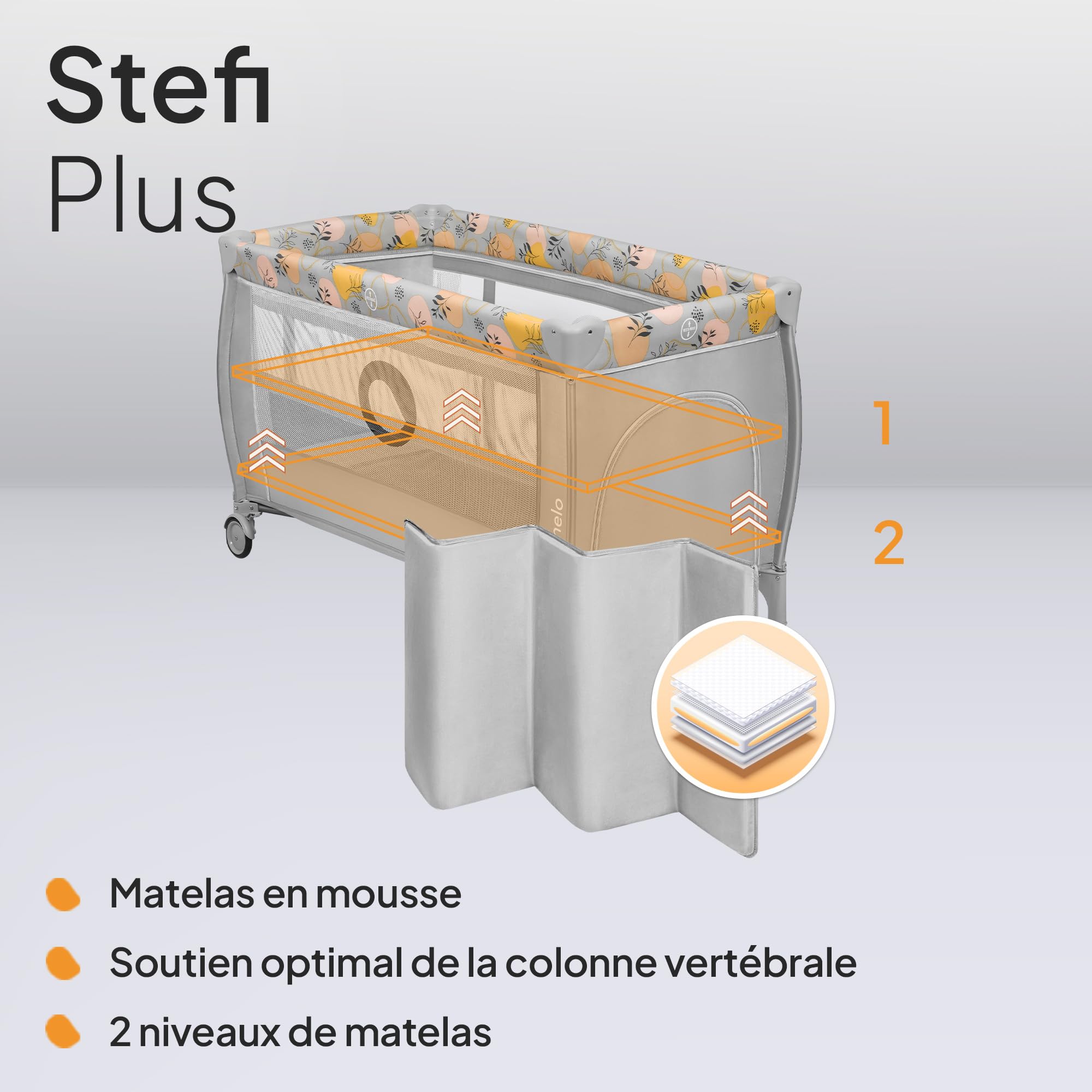 lionelo-stefi-plus-lit-parapluie-rose-jaune-120x60-15-kg image 3