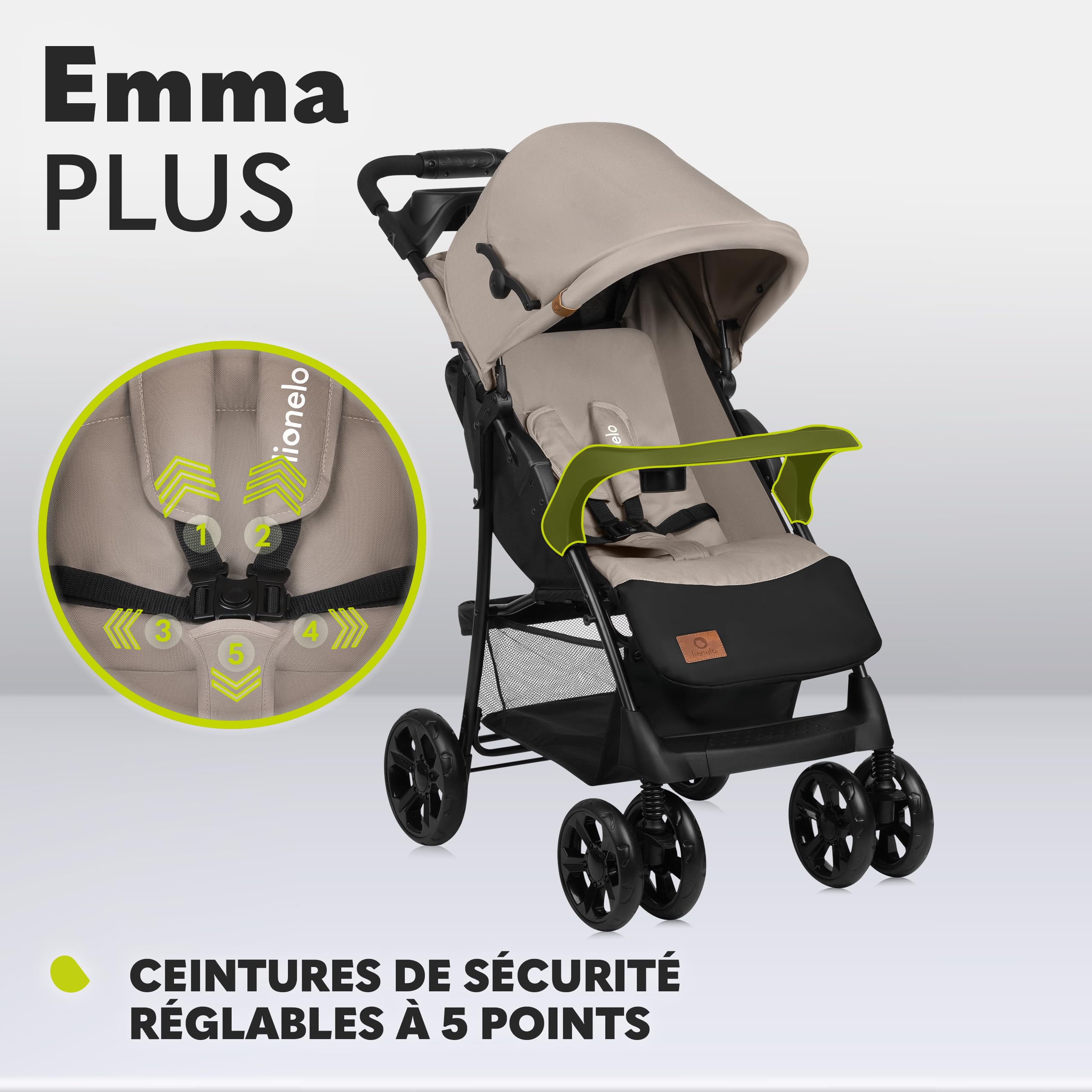lionelo-emma-plus-poussette-b-b-stone-15-kg-position-allong-e image 3