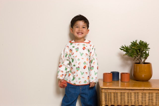 babytolove-blouses-cactus-garden-tablier-imperm-able-manches image 2