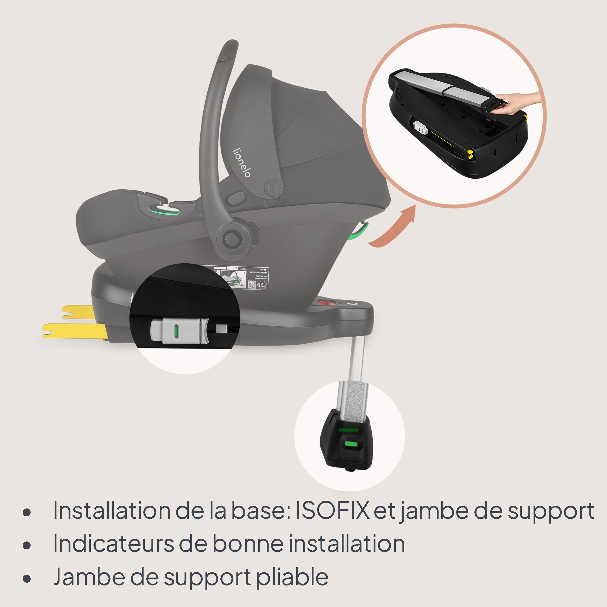 lionelo-astrid-i-size-si-ge-auto-cosy-avec-base-40-87-cm image 3