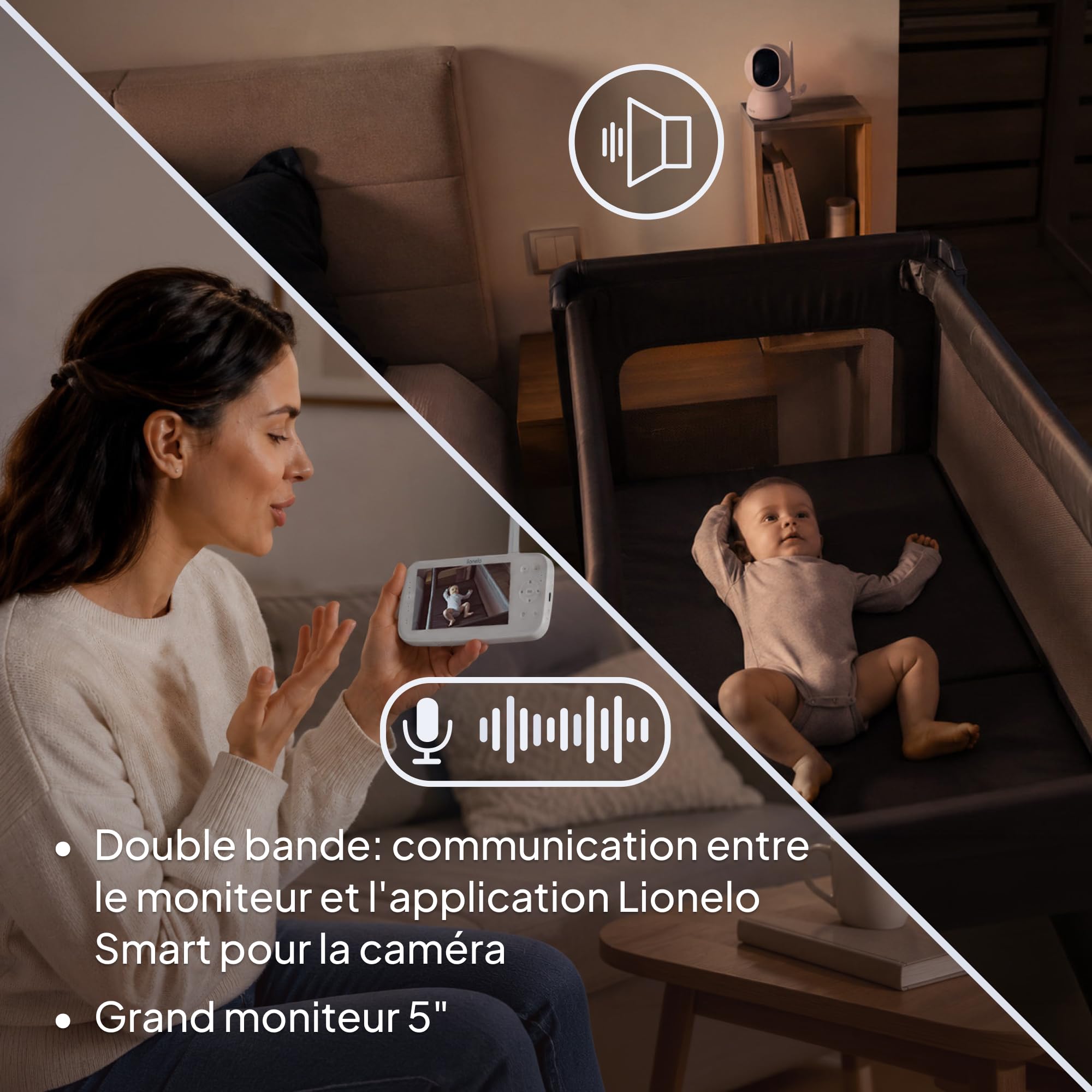 lionelo-babyline-8-4-babyphone-cam-ra-full-hd-cran-5 image 5