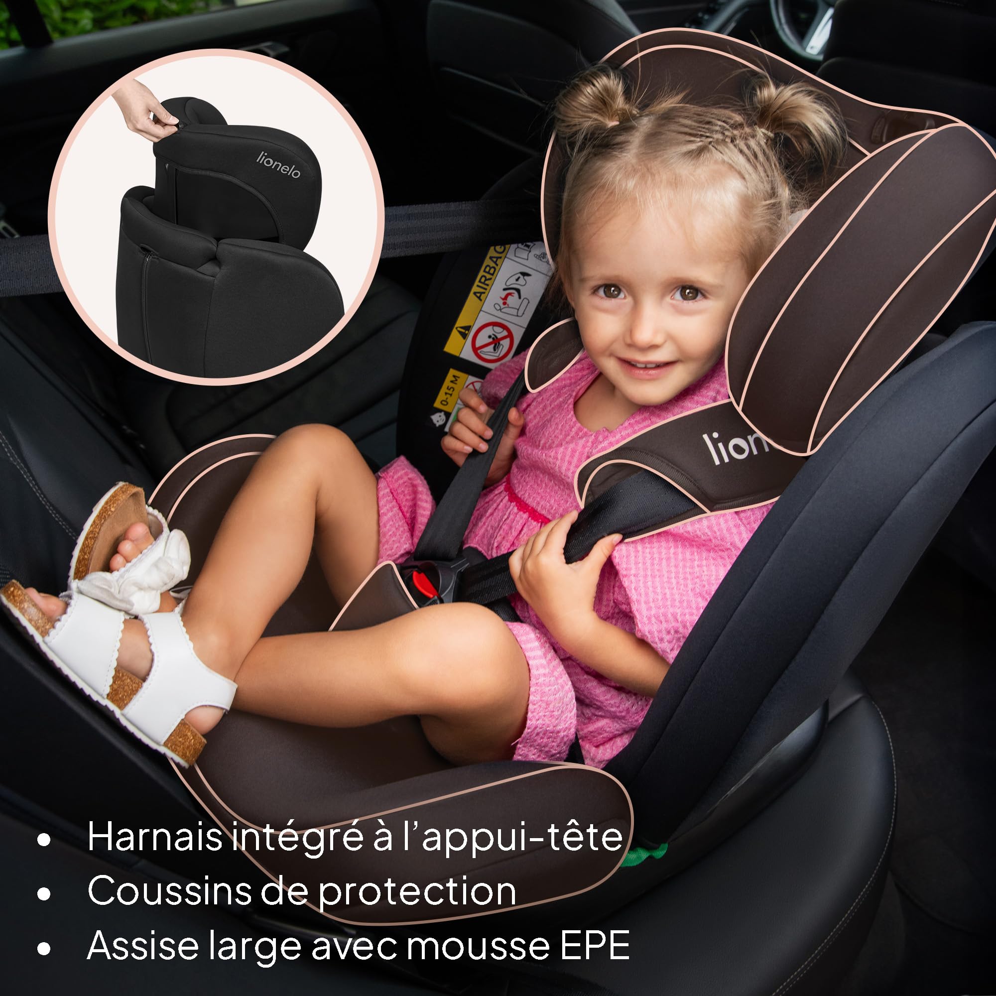 lionelo-bastiaan-i-size-si-ge-auto-pivotant-360-noir-isofix image 7