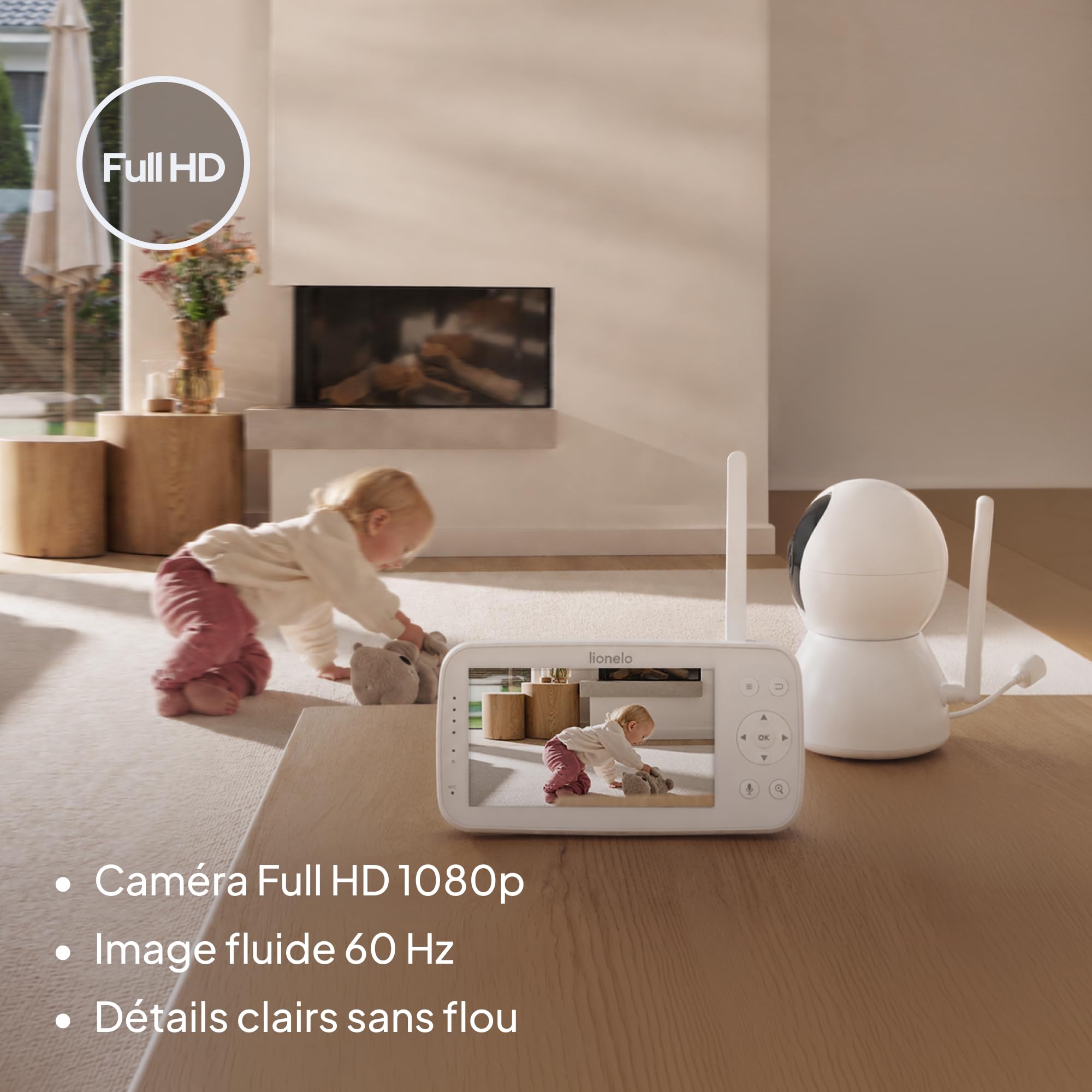 lionelo-babyline-8-4-babyphone-cam-ra-full-hd-cran-5 image 8