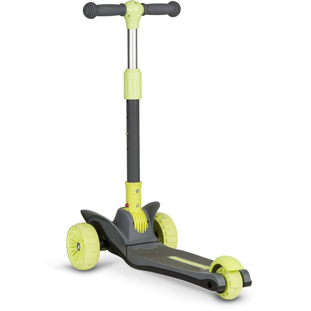 lionelo-timmy-trottinette-3-roues-lime-roues-led image 4