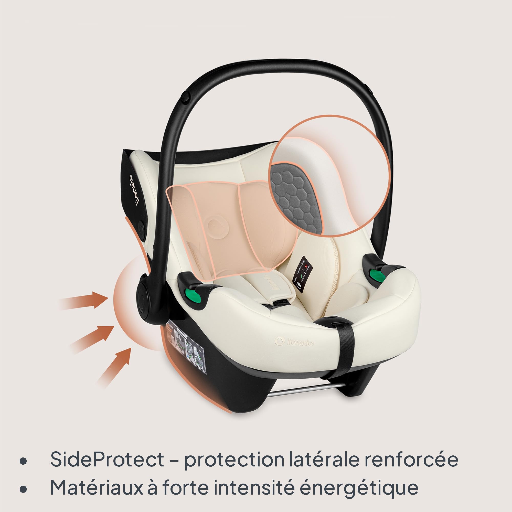 lionelo-astrid-si-ge-auto-b-b-i-size-cr-me-beige-40-87 image 3