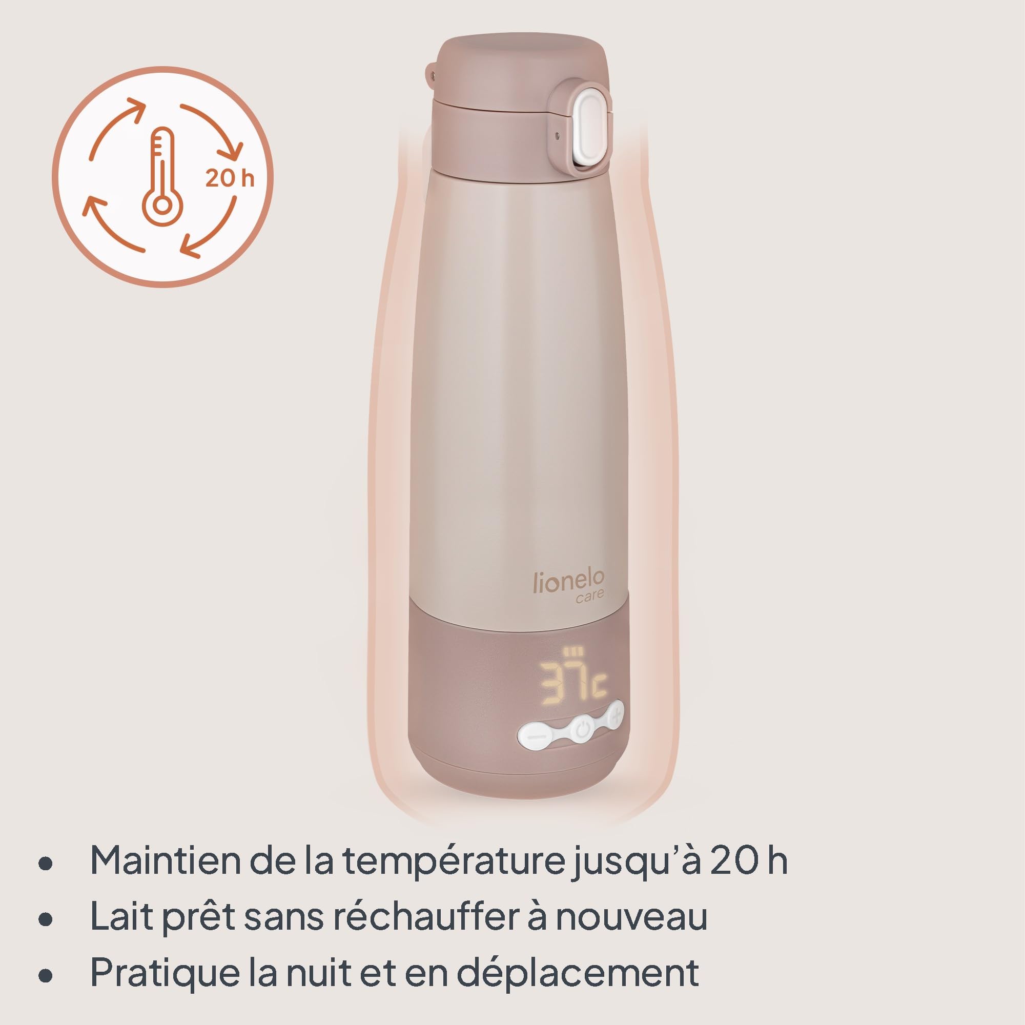 lionelo-thermup-bottle-chauffe-biberon-350-ml-5-temp-ratures image 3