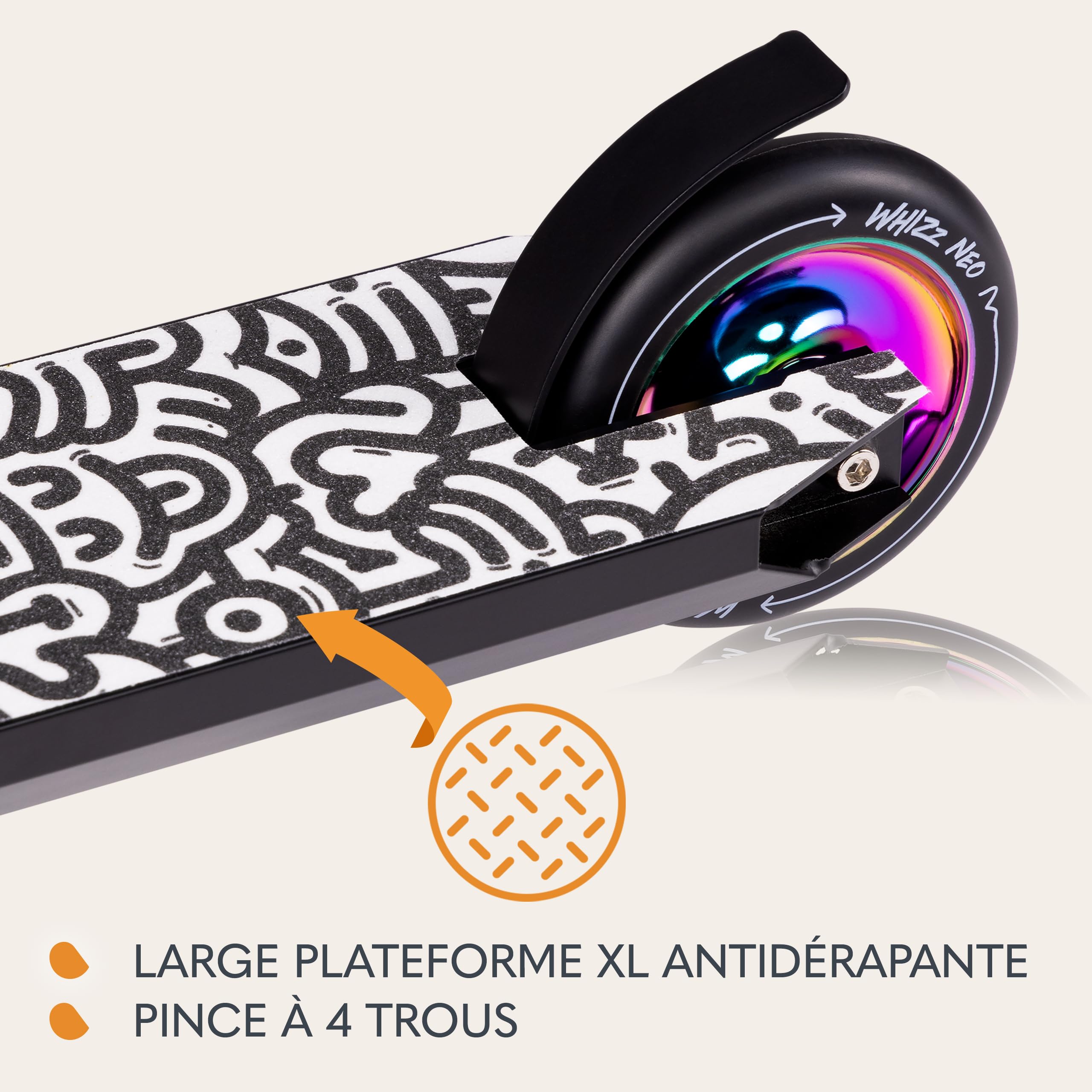 lionelo-whizz-neo-trottinette-freestyle-carbon-multicolor image 5