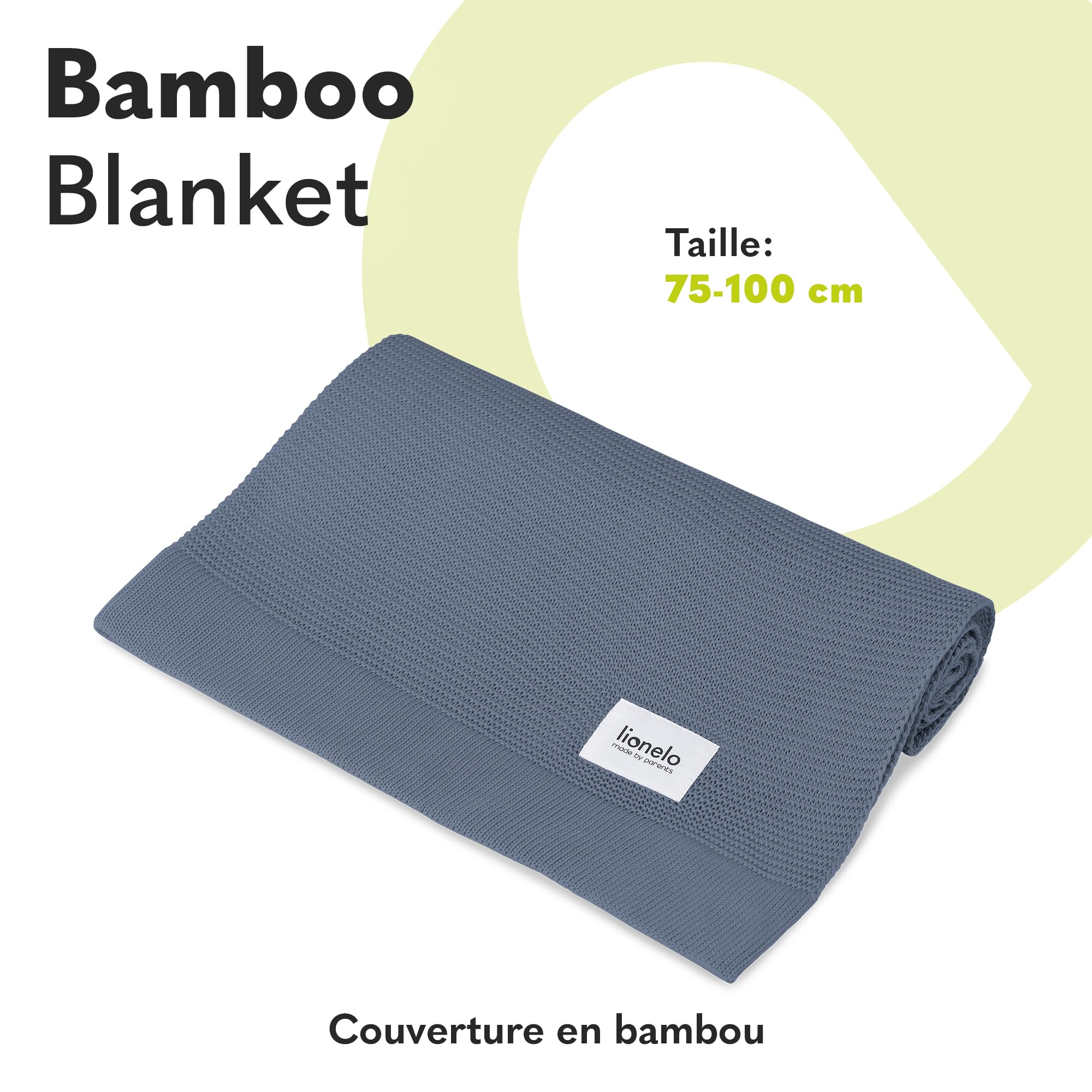 lionelo-bamboo-couverture-b-b-bleu-coton-bambou-100x75 image 2