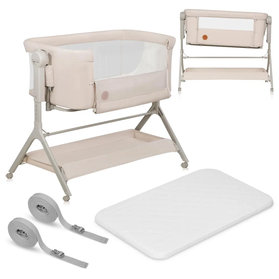 lionelo-leonie-plus-lit-cododo-3-en-1-beige-102x67-cm image 1