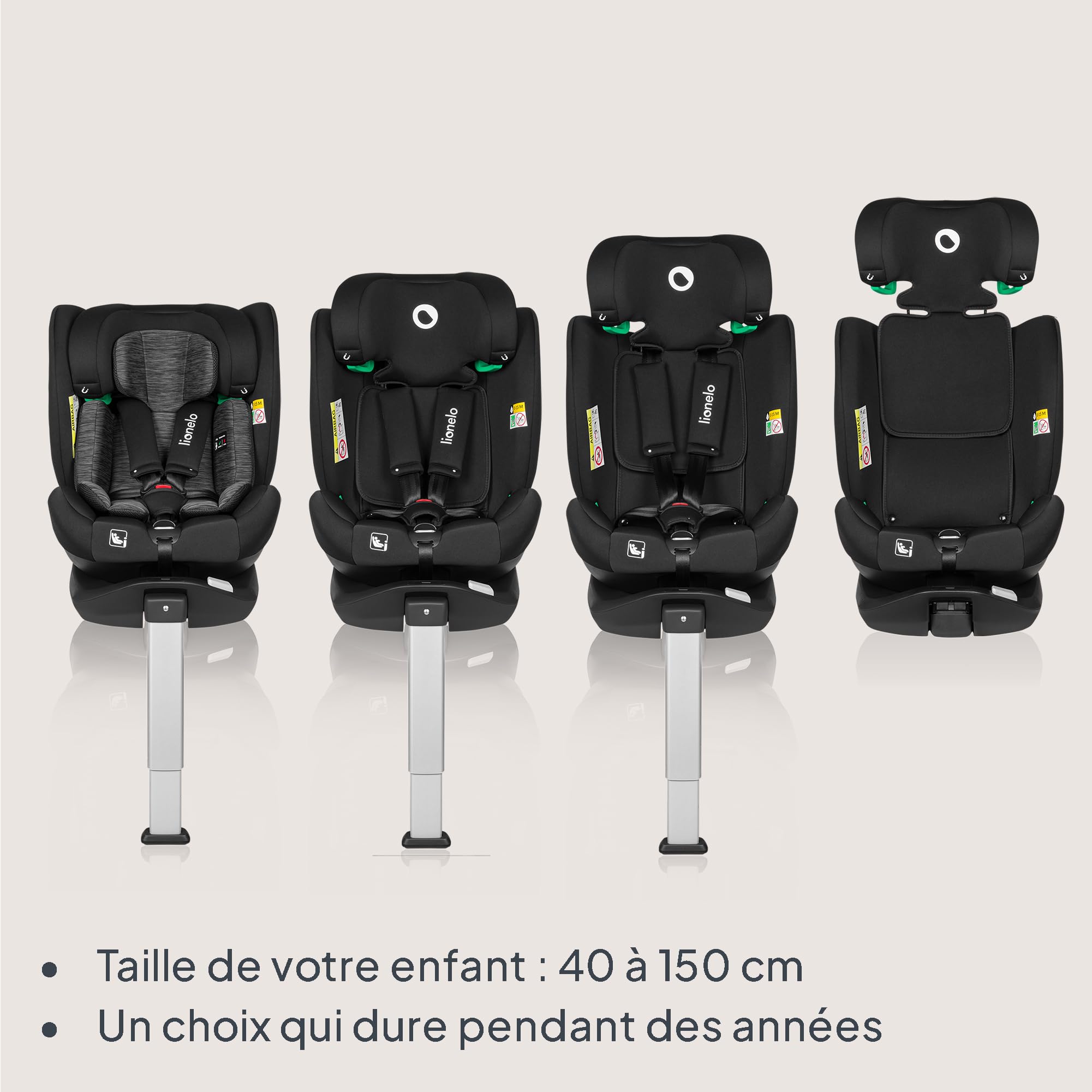lionelo-braam-si-ge-auto-0-36-kg-isofix-360-carbone-noir image 3