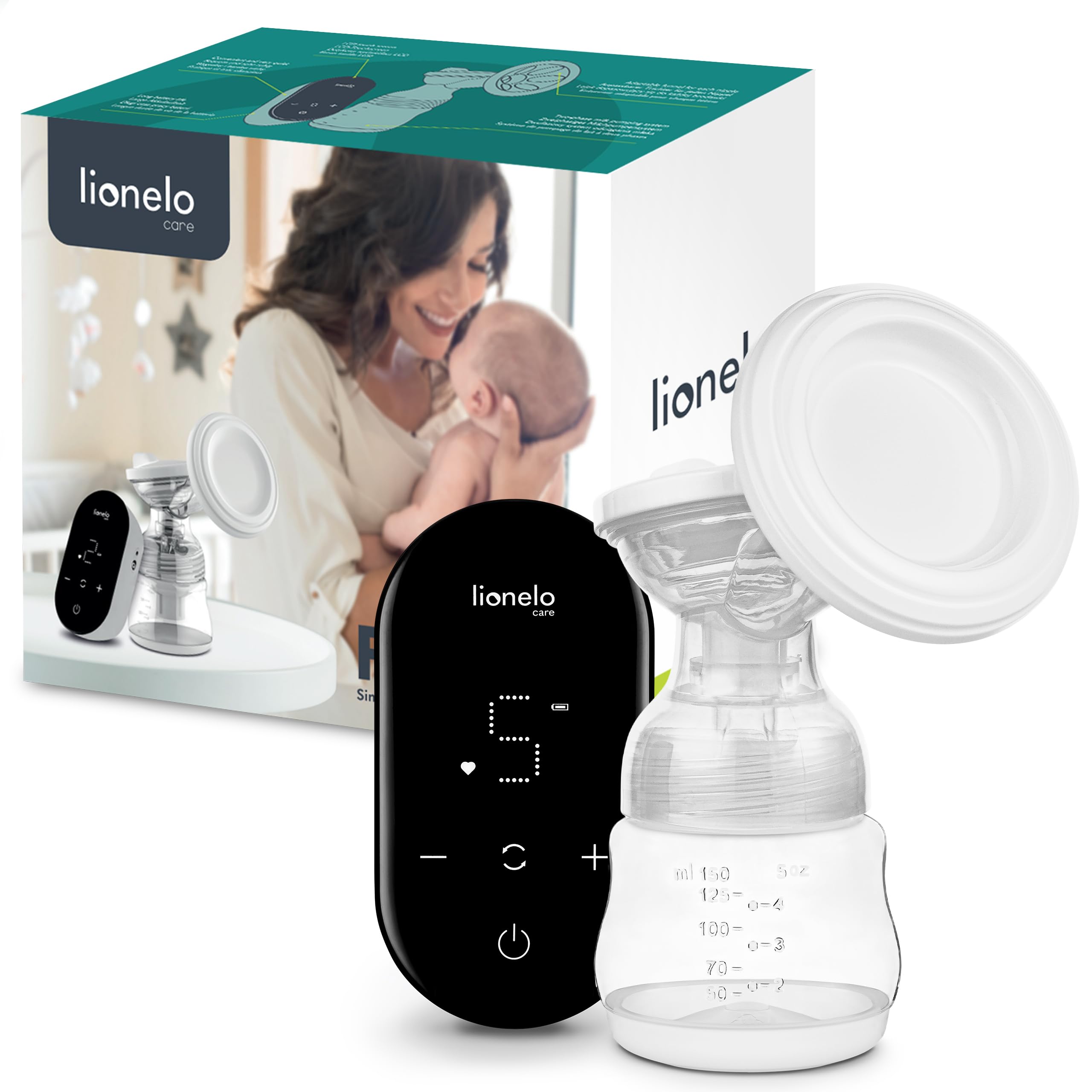 lionelo-fidi-go-tire-lait-lectrique-portable-150-ml-tactile image 1
