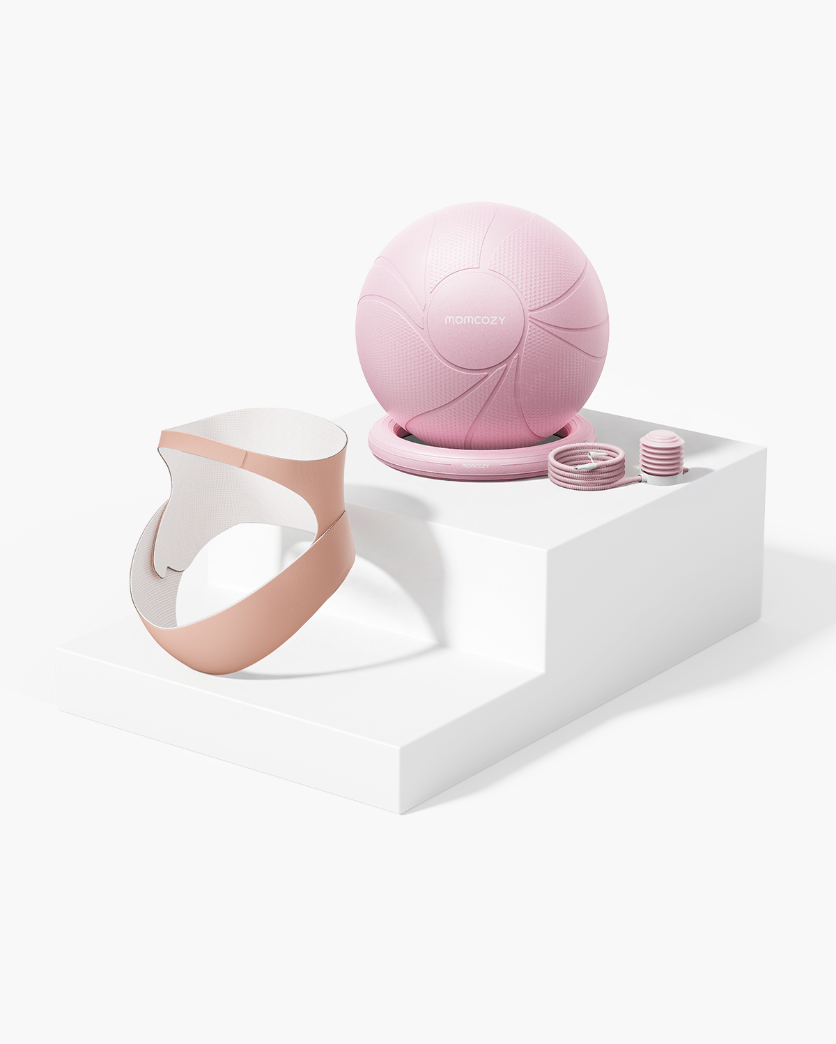 momcozy-m-series-ergonest-birthease-pack-ceinture-ballon-taille-m-rose image 1
