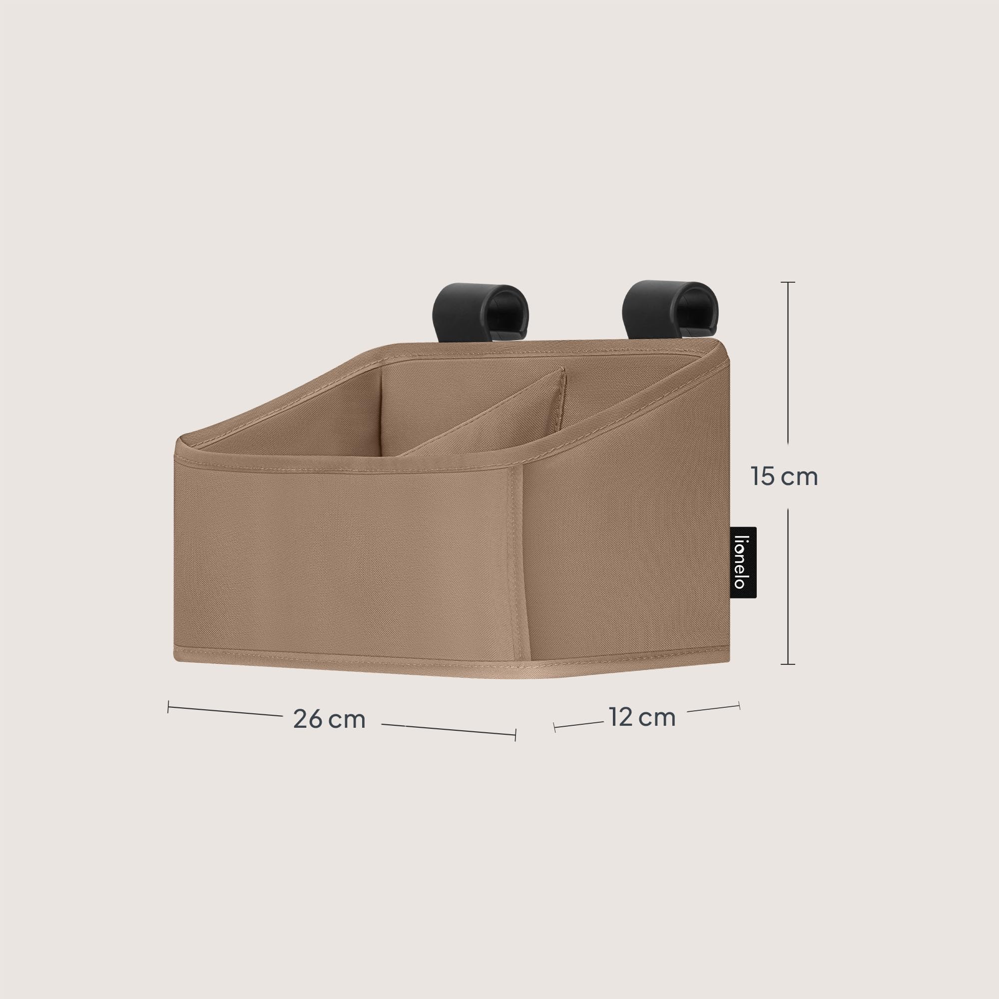 lionelo-sidepocket-organiseur-table-langer-beige-26x12x15-cm image 7