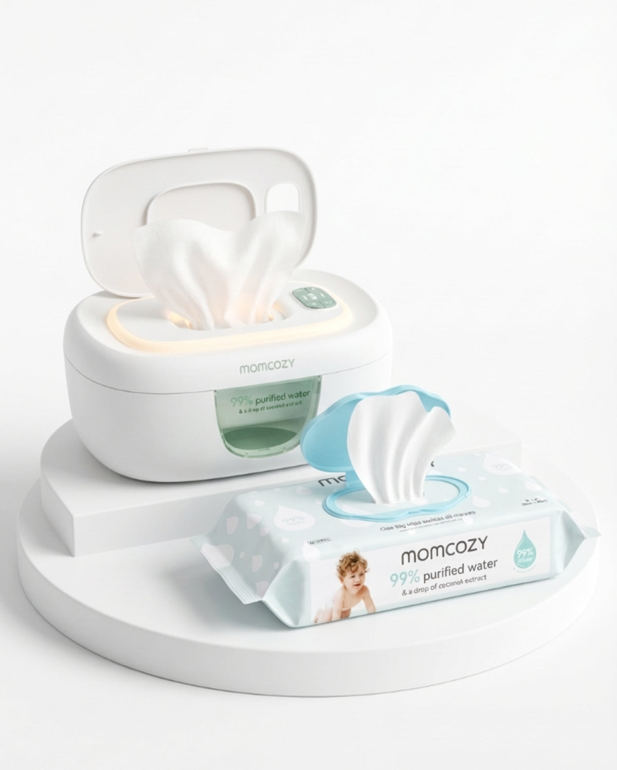 momcozy-m-series-chauffe-lingettes-lingettes-99-eau image 1