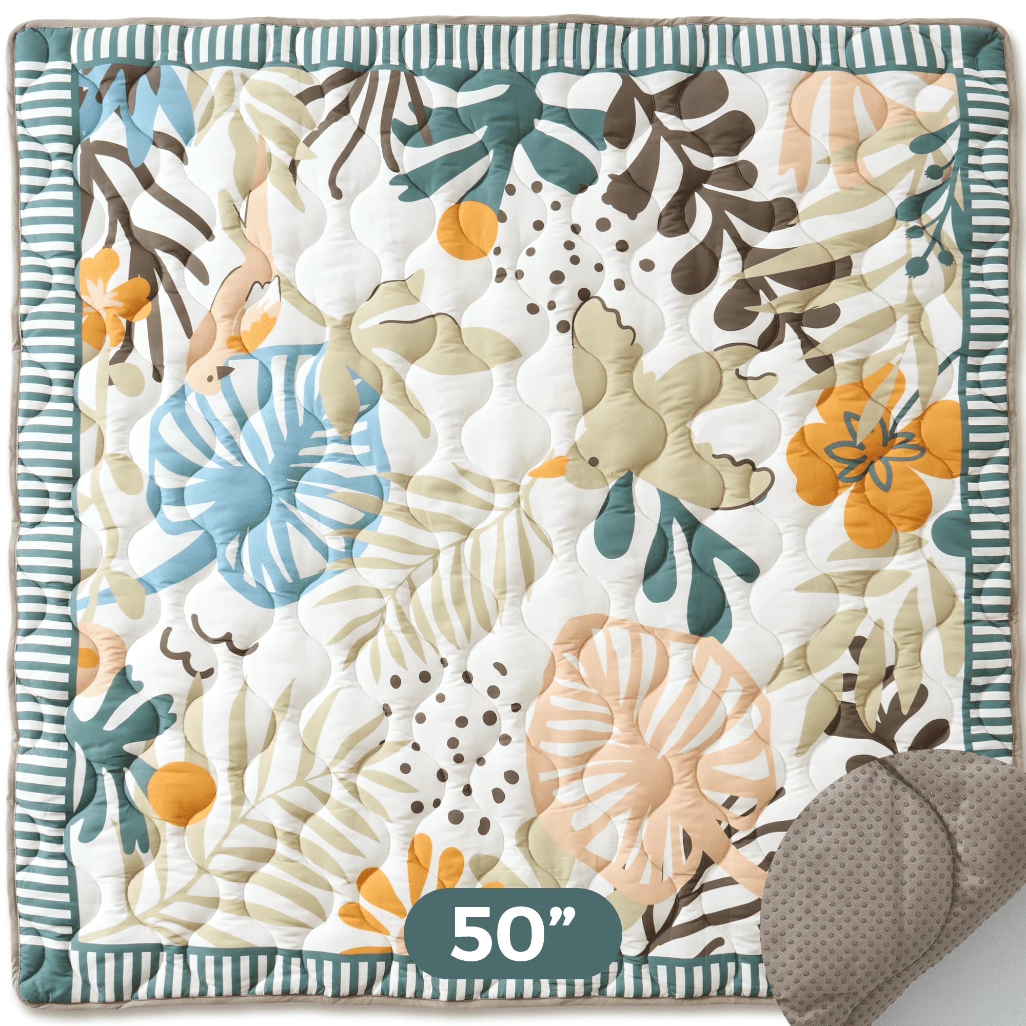 momcozy-m-series-tapis-de-jeu-b-b-coton-bio-vert-for-t image 8