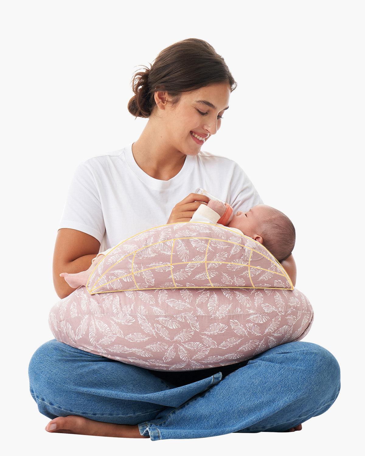 momcozy-m-series-oreiller-allaitement-original-coussin-gris image 6