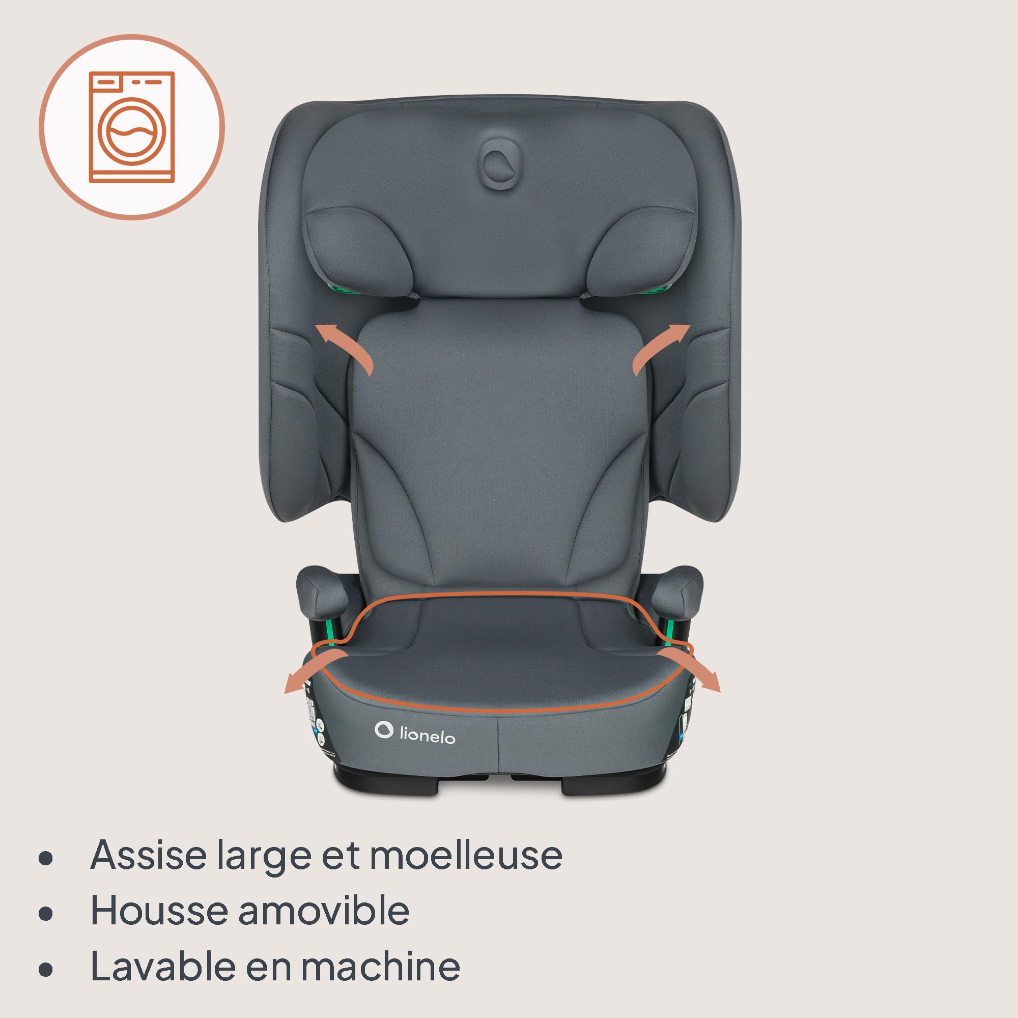 lionelo-orin-i-size-si-ge-auto-gris-100-150-cm-isofix image 7